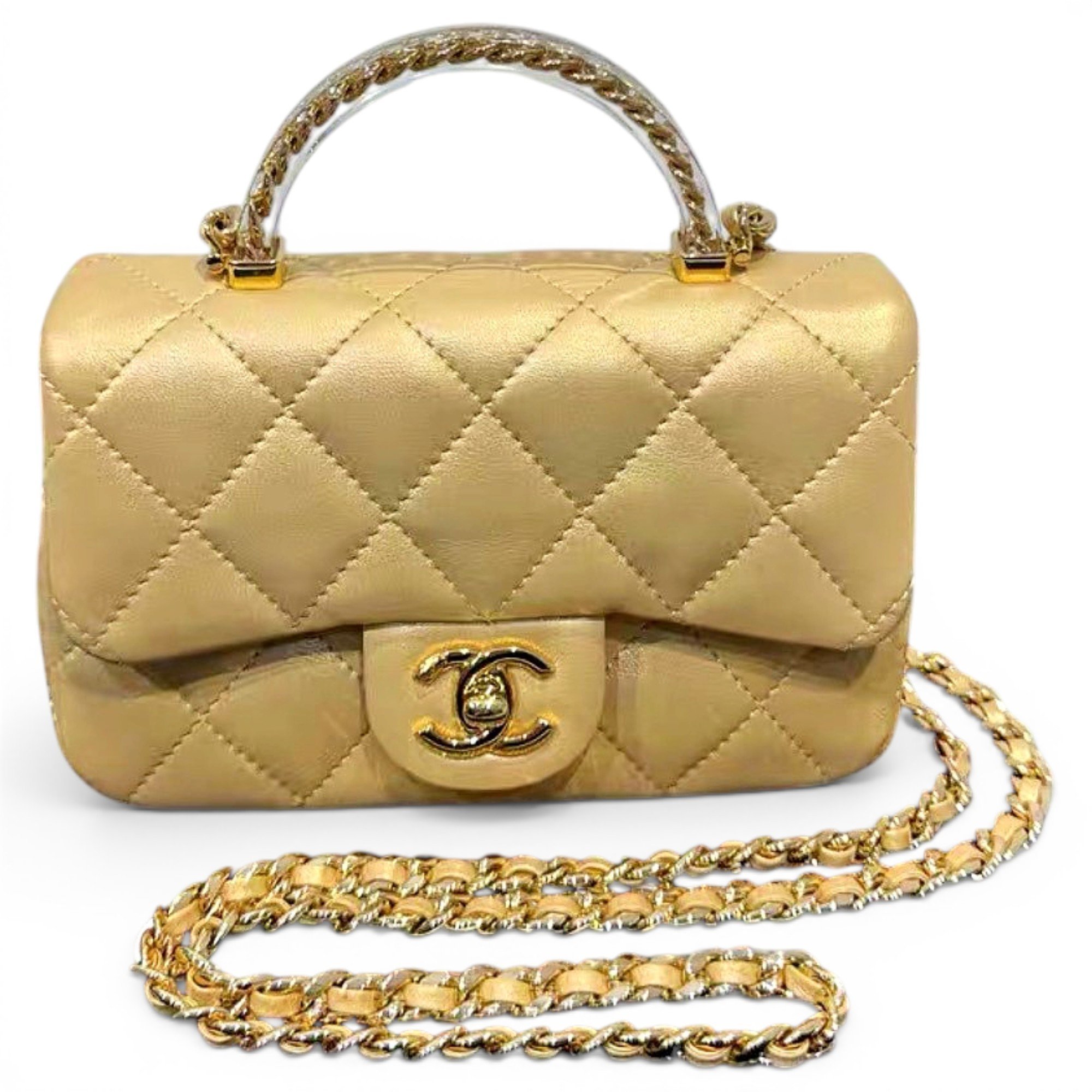 Leather handbag