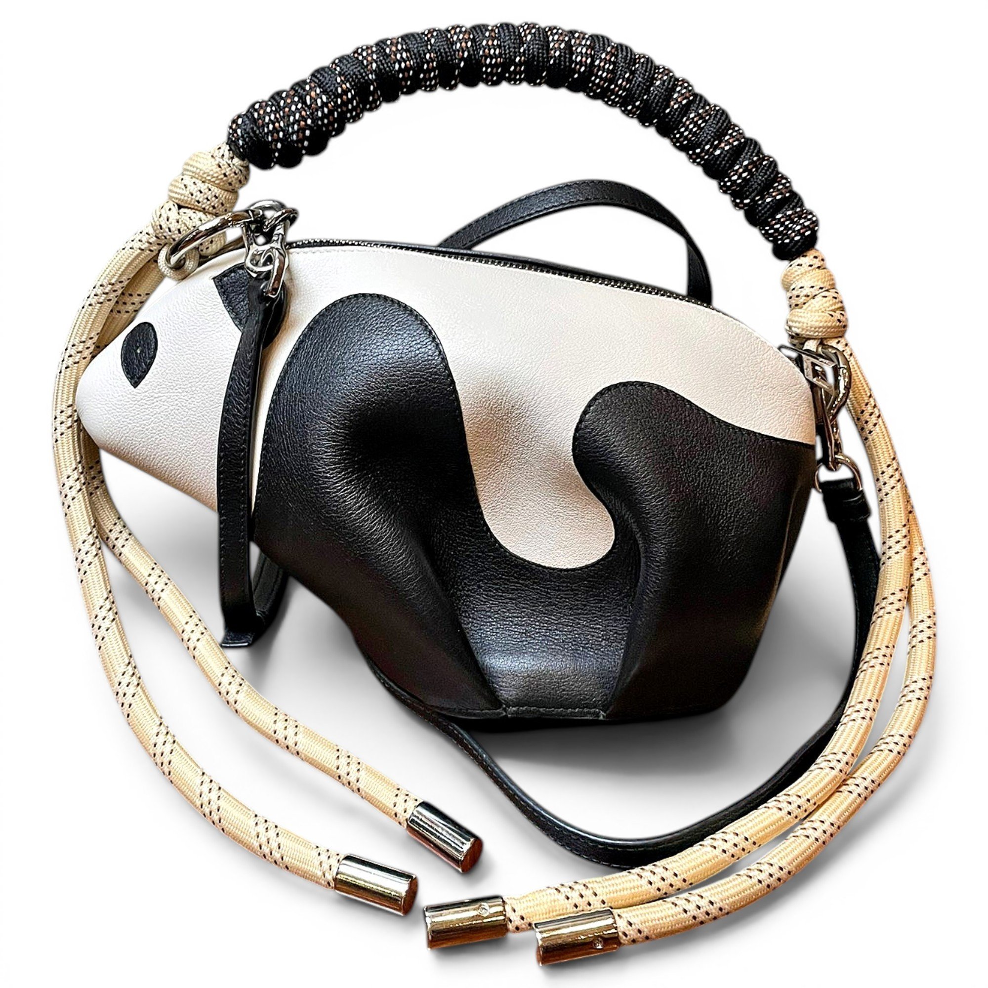 Animals leather handbag