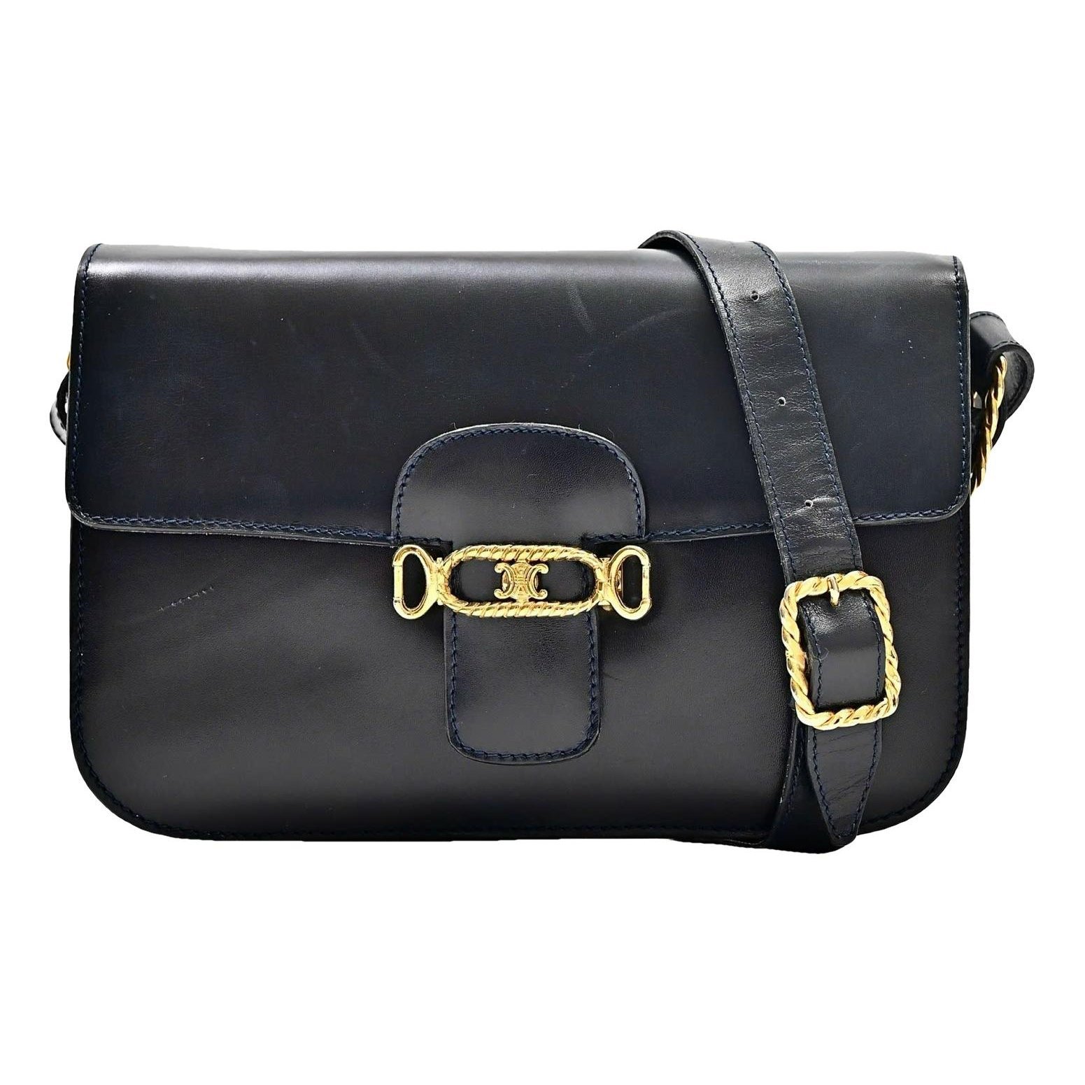 Triomphe leather handbag