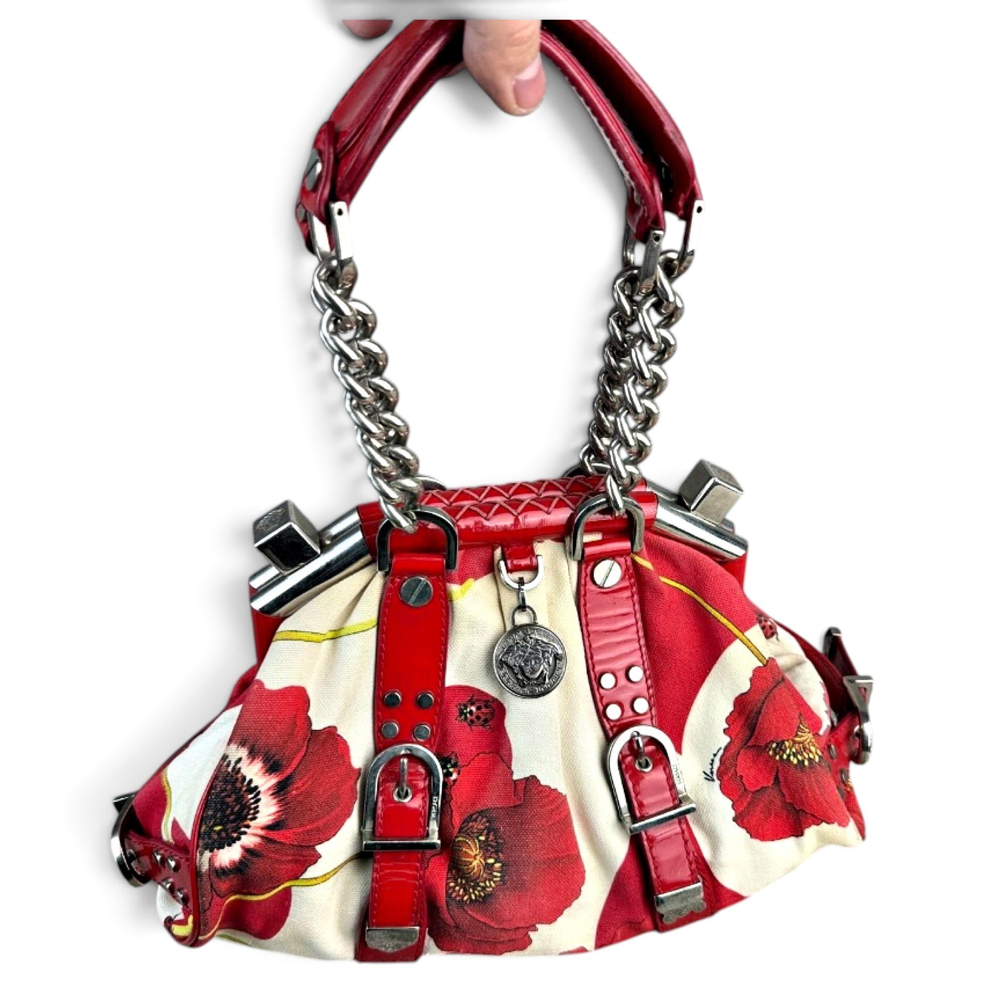 Versace Palazzo Empire cloth handbag
