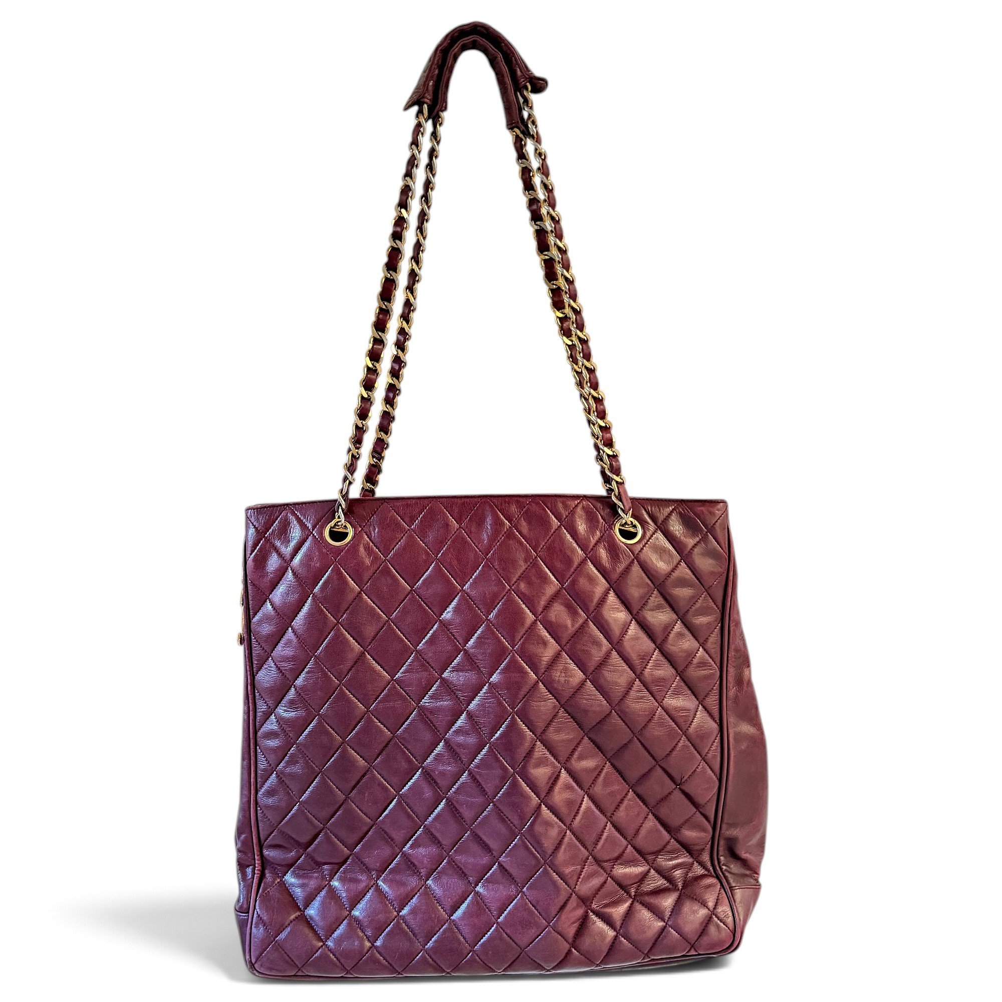 Leather tote