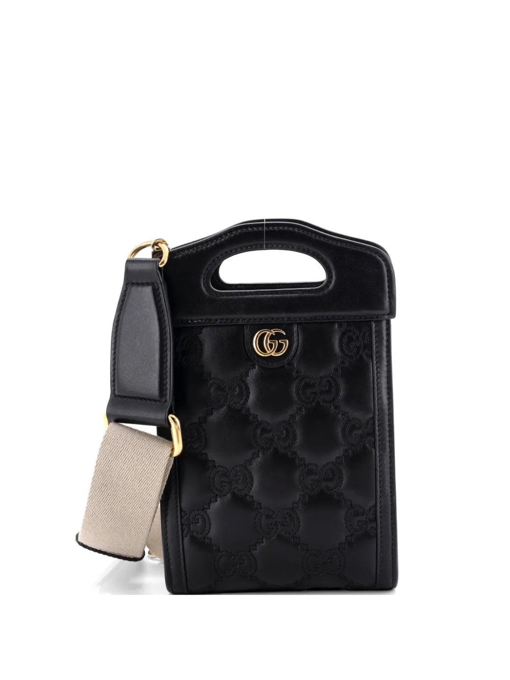 Top Handle GG Matelasse Leather Mini crossbody bag