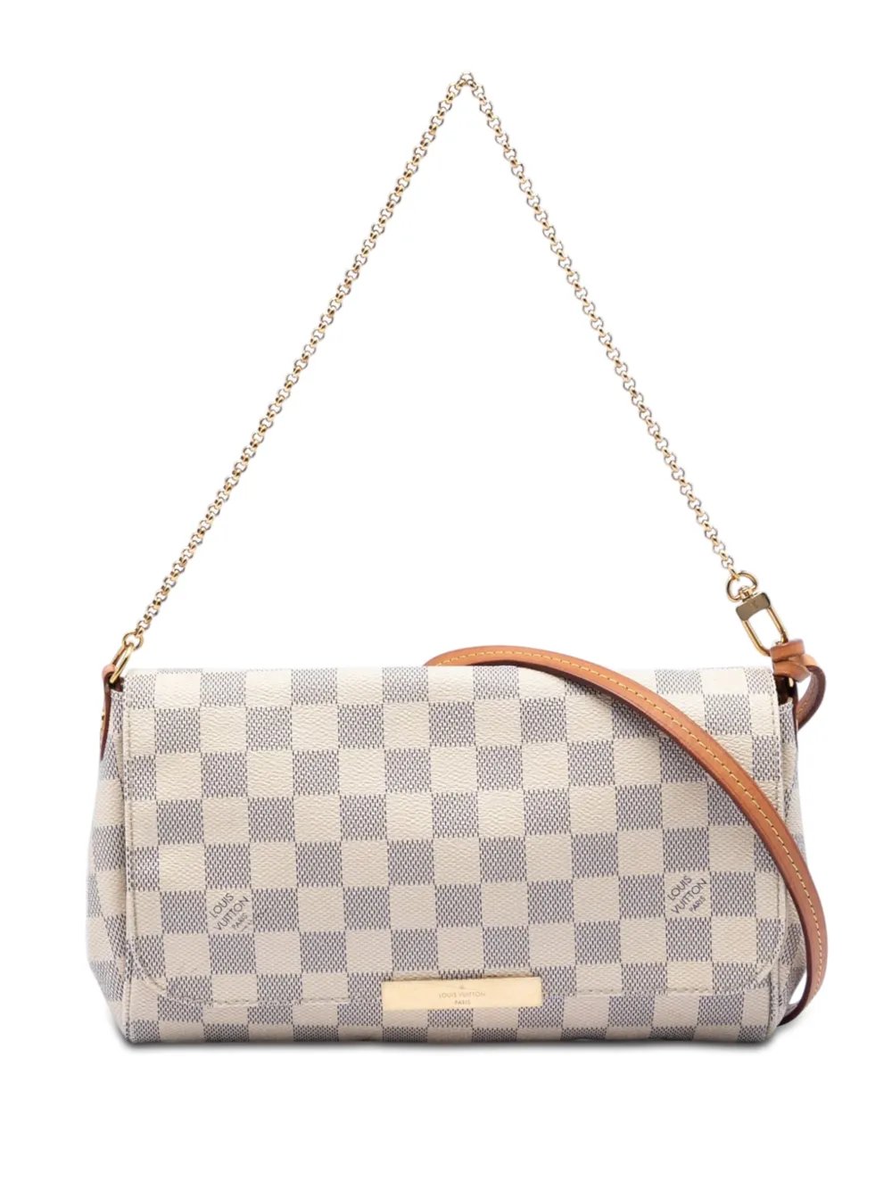 2020 Damier Azur Favorite MM satchel