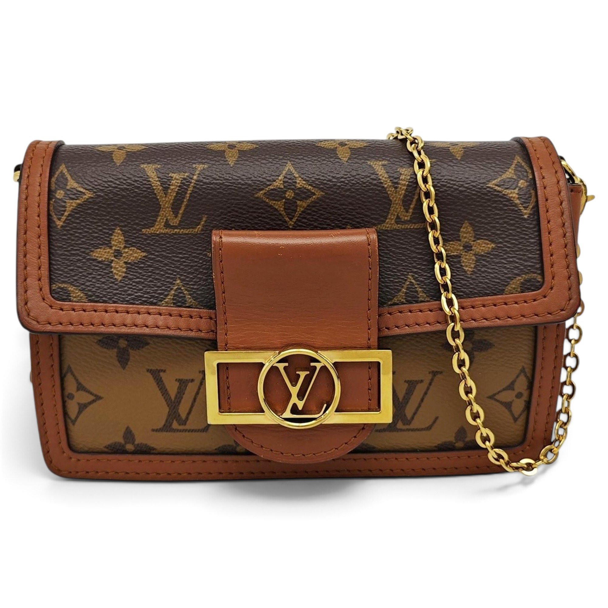 Dauphine leather handbag