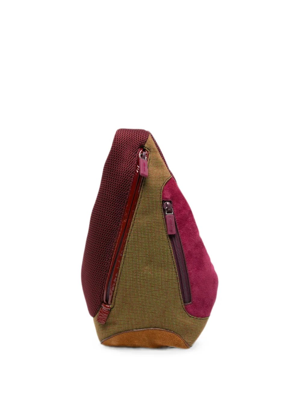 2000s mesh-panelled crossbody bag
