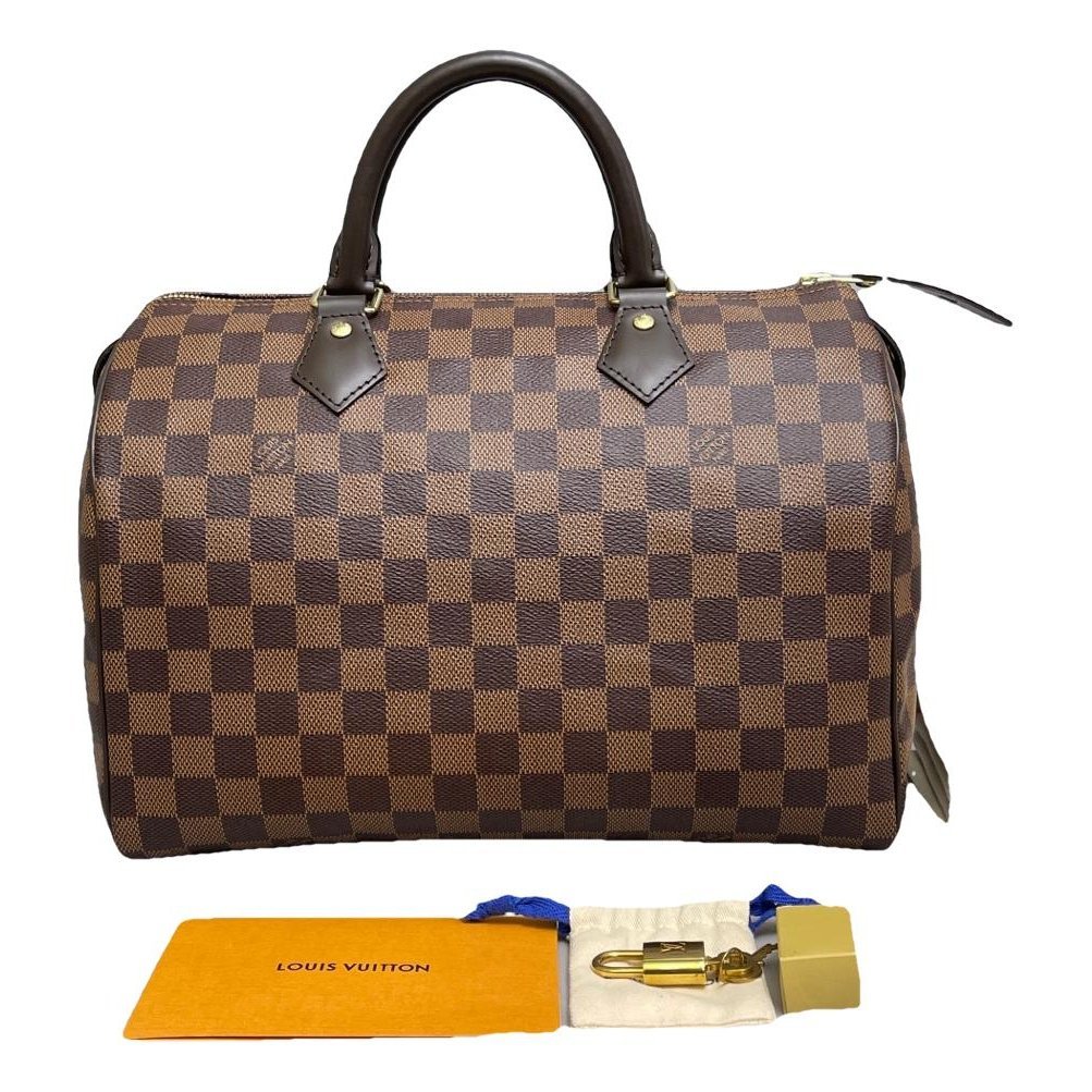 Speedy leather handbag