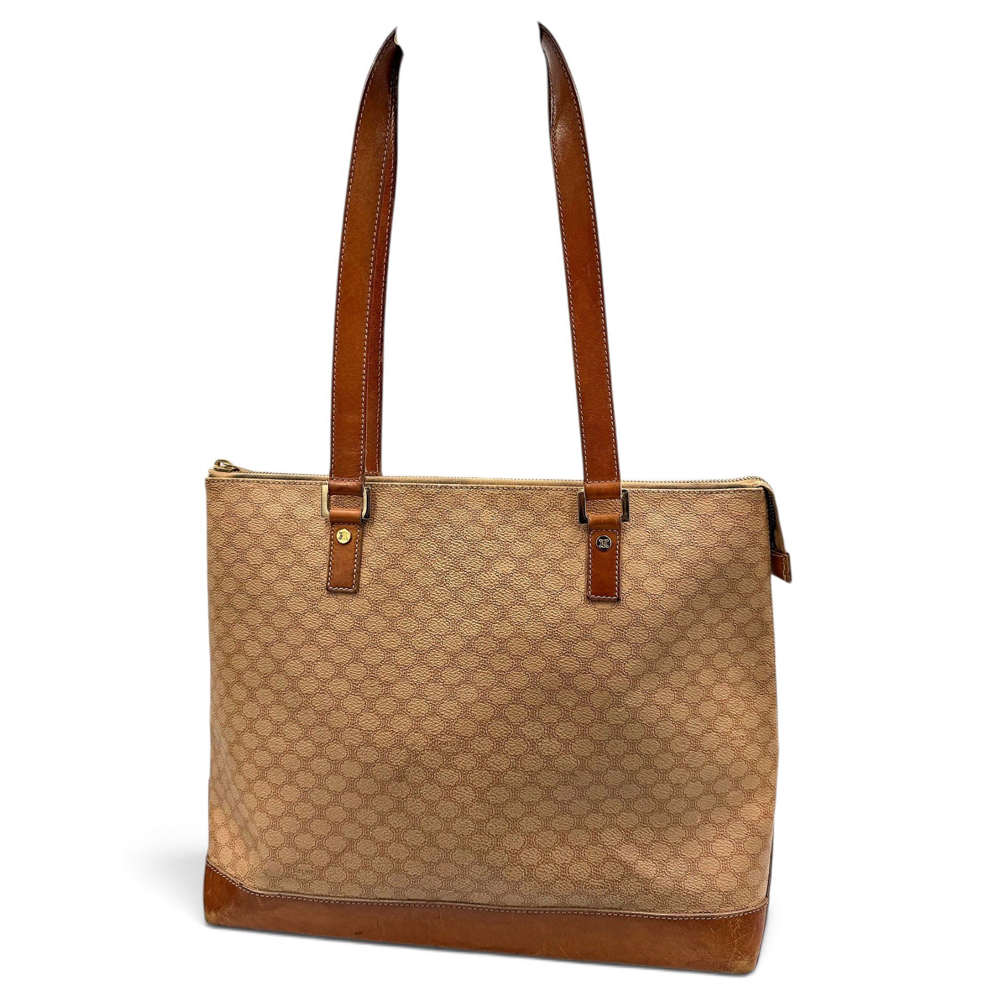 Leather tote