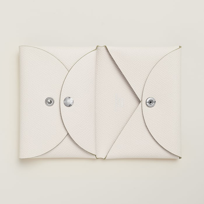 Gris Pâle Calvi Duo Compact Card Holder