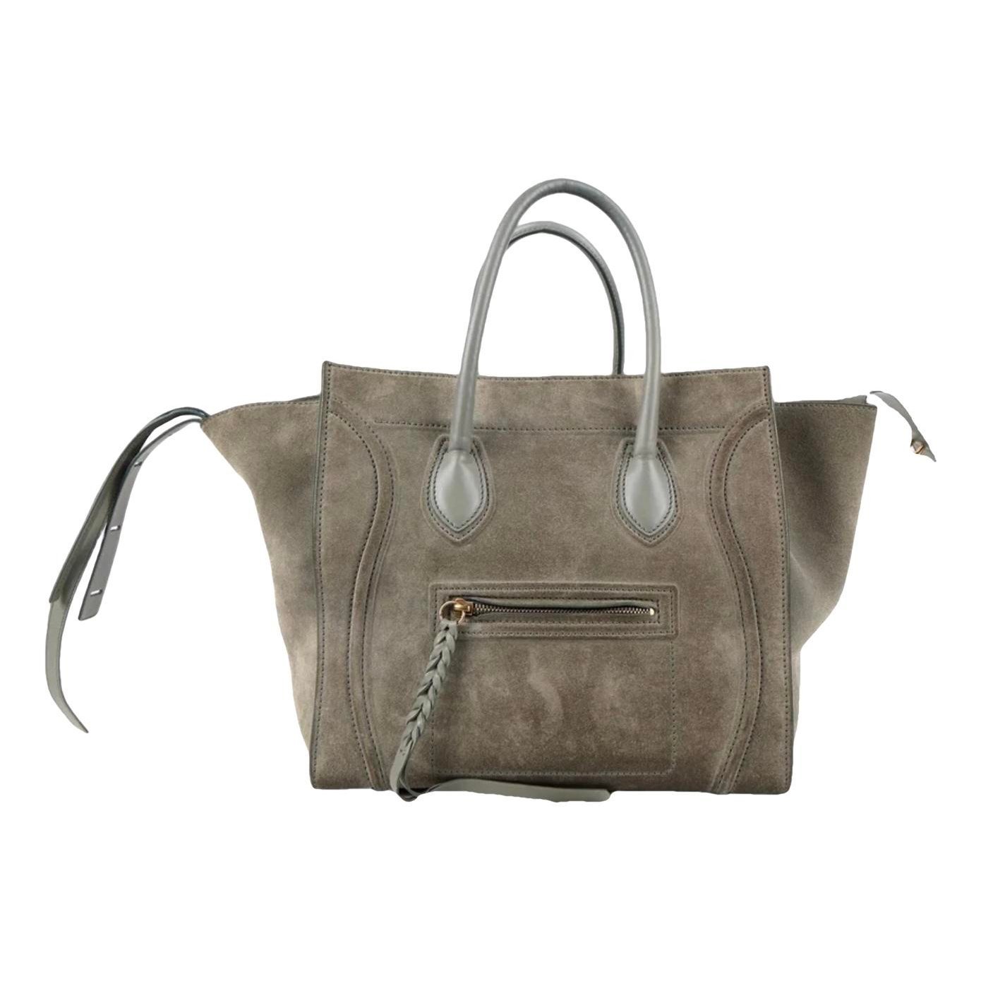 Luggage leather handbag