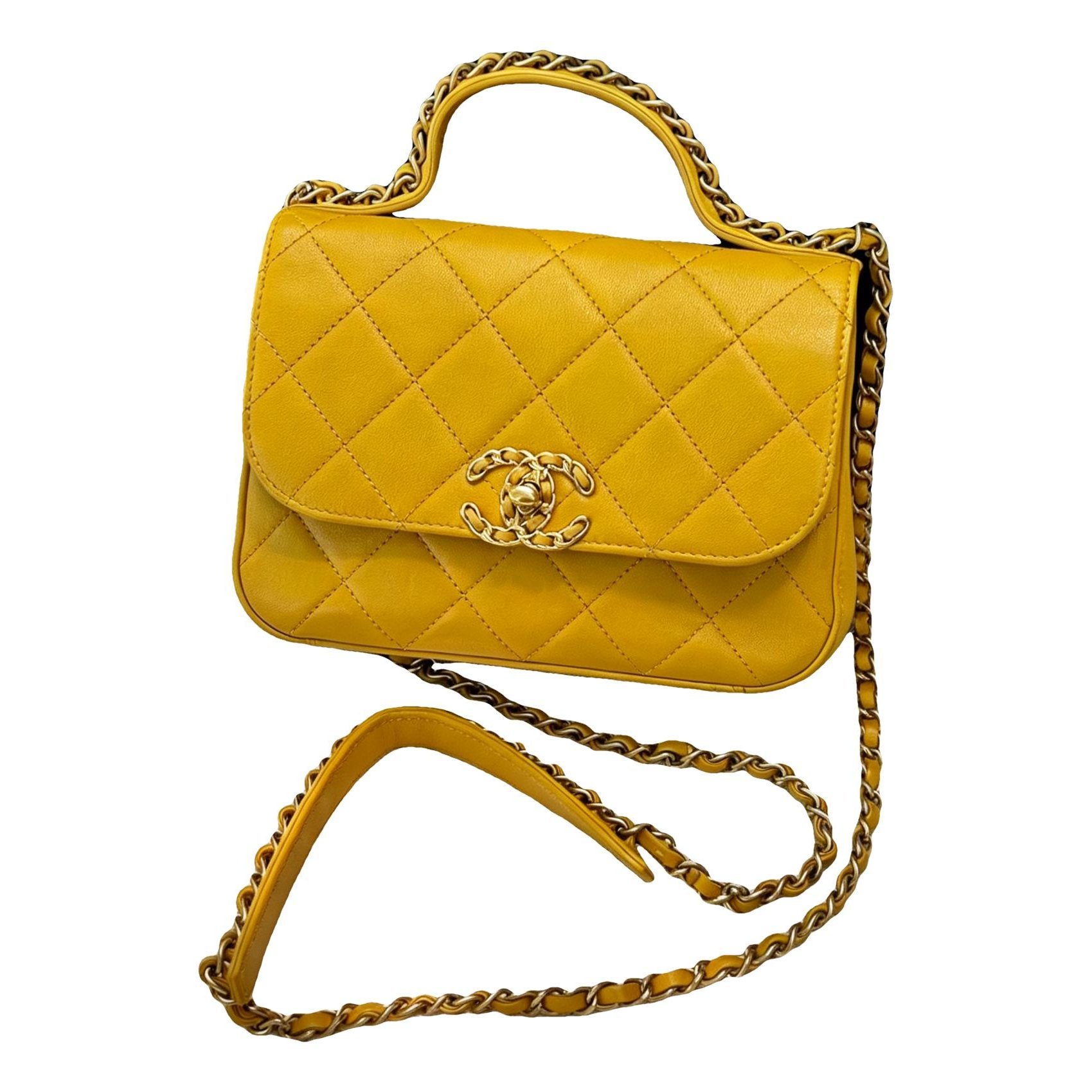Chanel 19 leather handbag