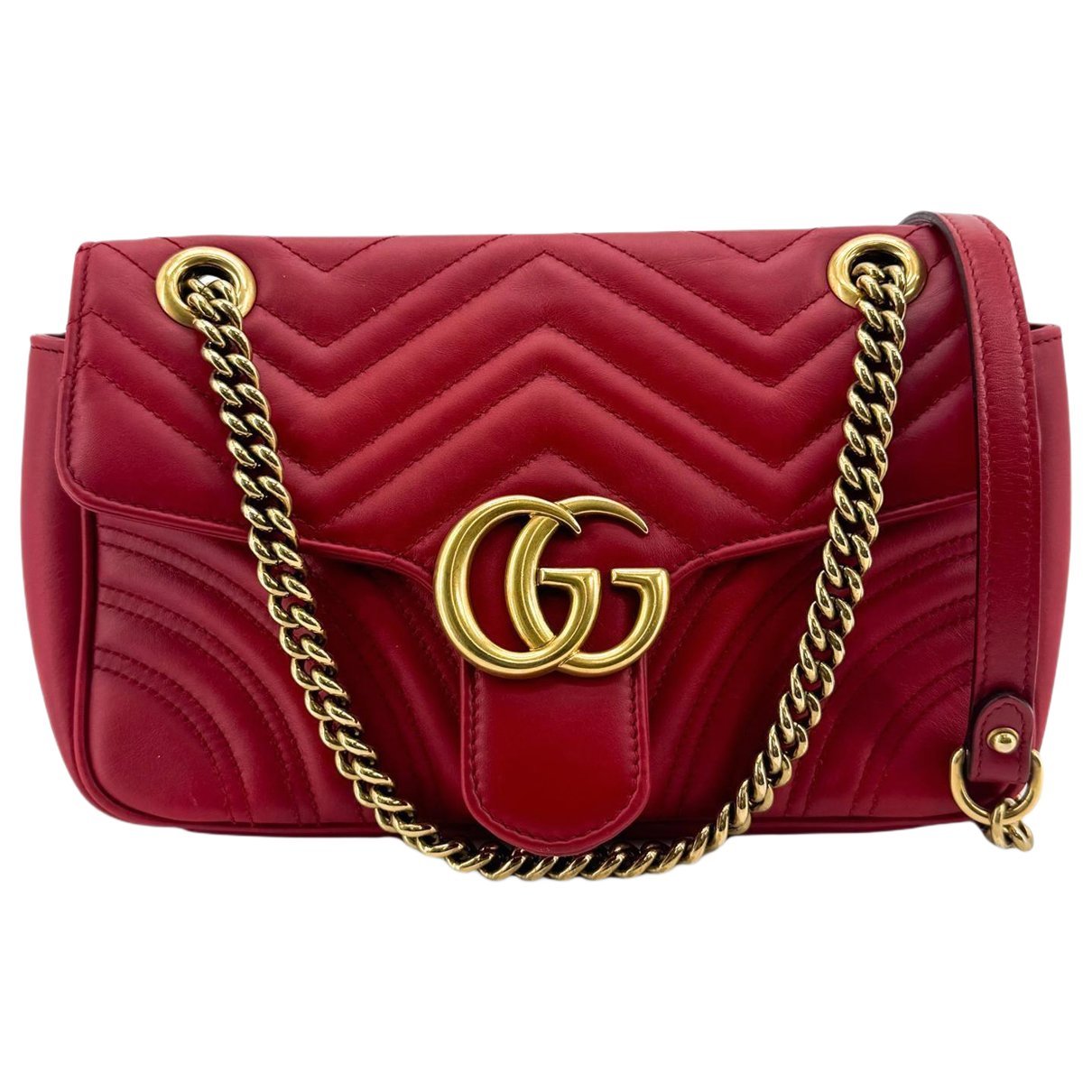 GG Marmont Flap leather handbag