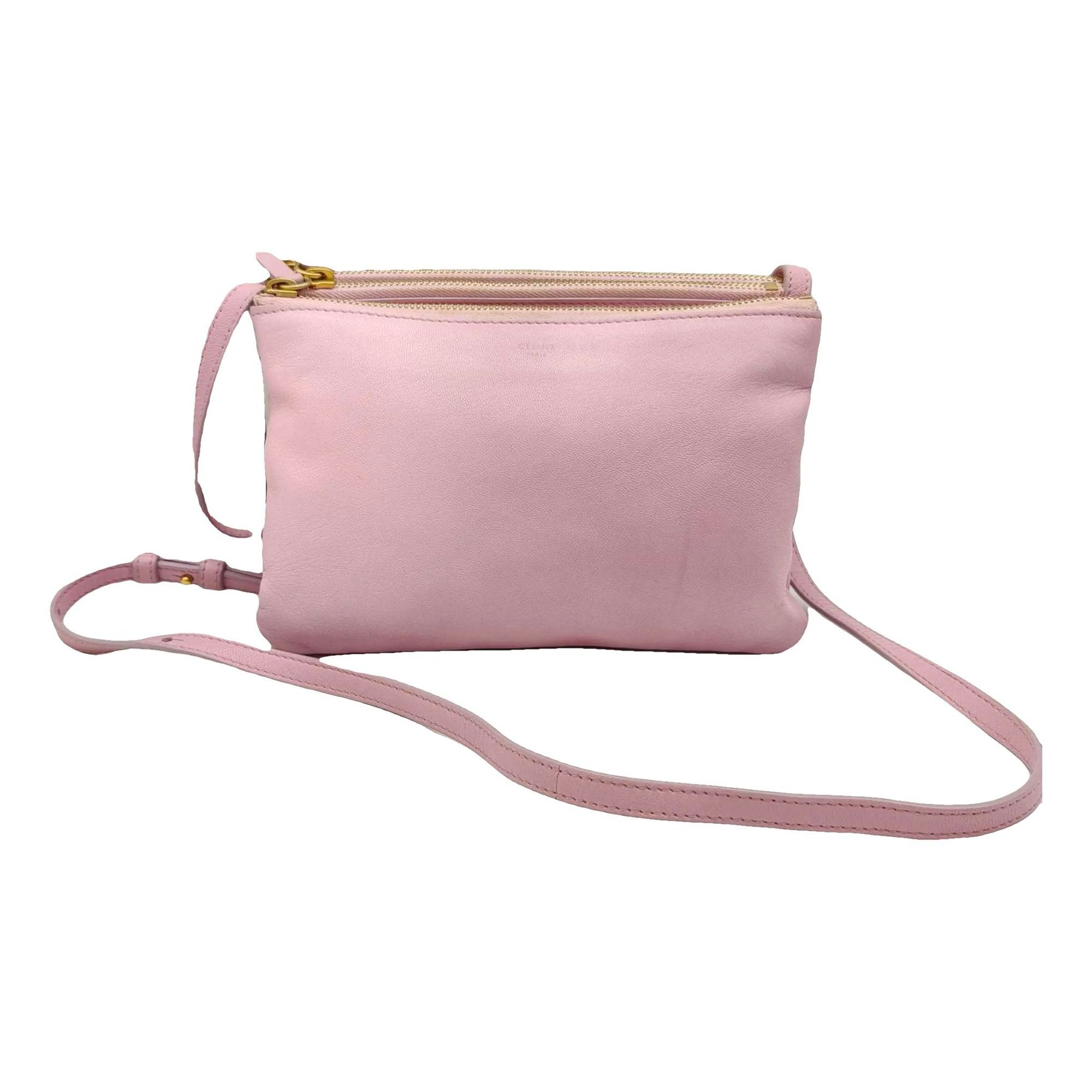Trio leather crossbody bag