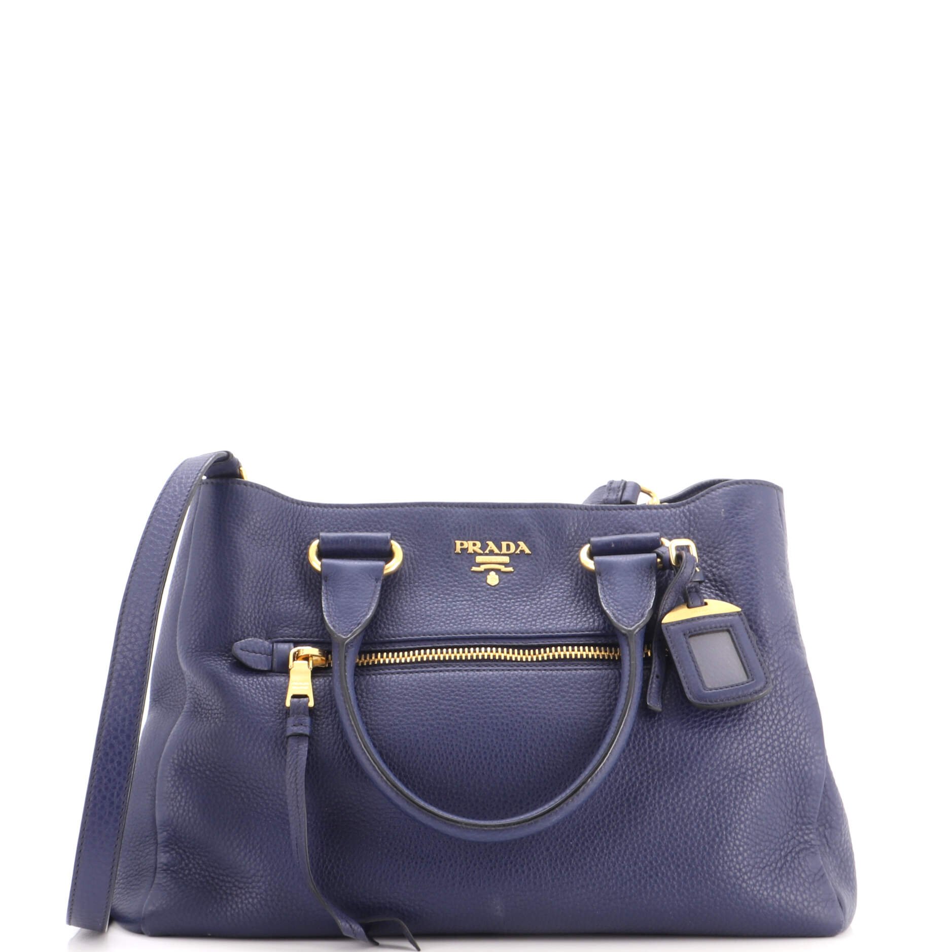 Front Pocket Convertible Tote Vitello Phenix Medium