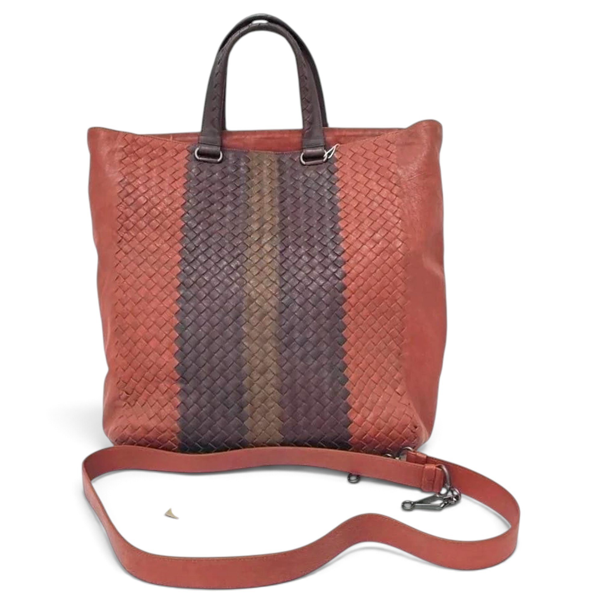 Leather tote