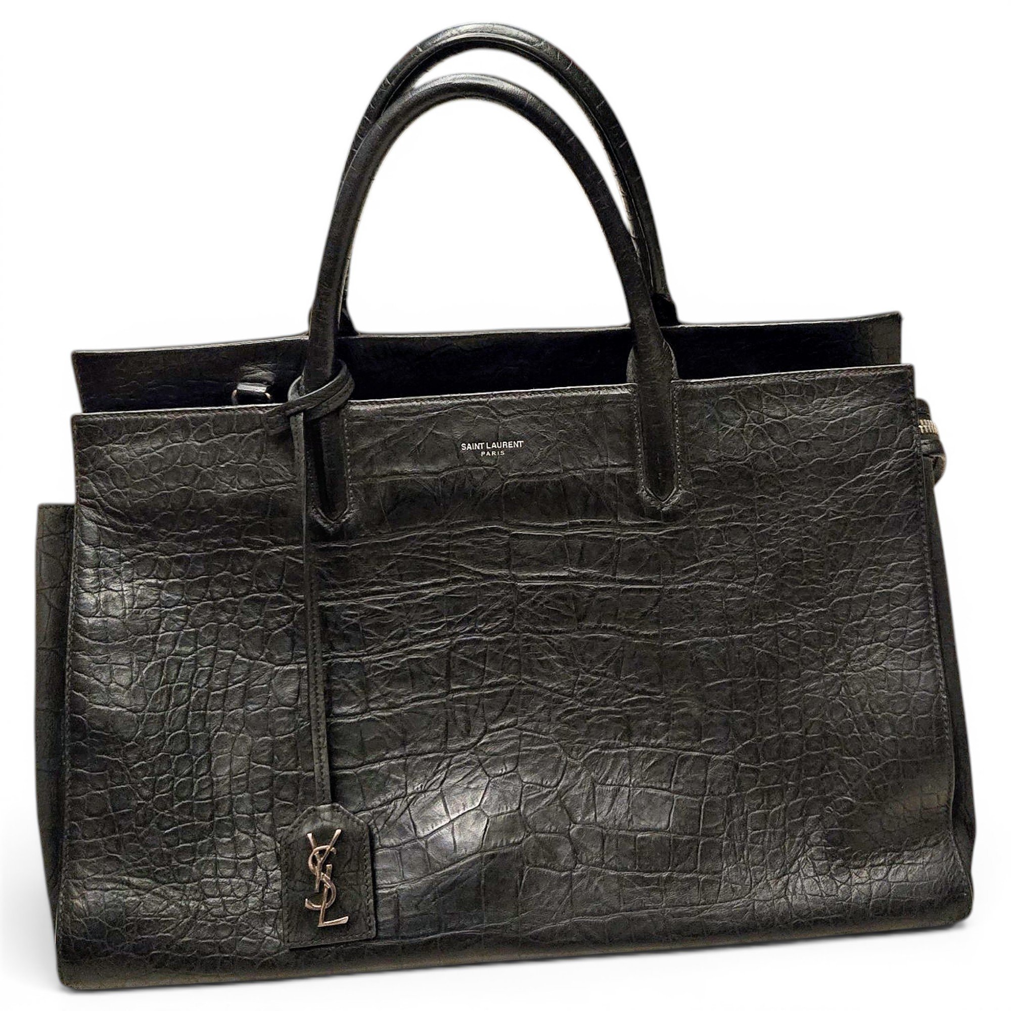 Cabas Rive Gauche leather handbag
