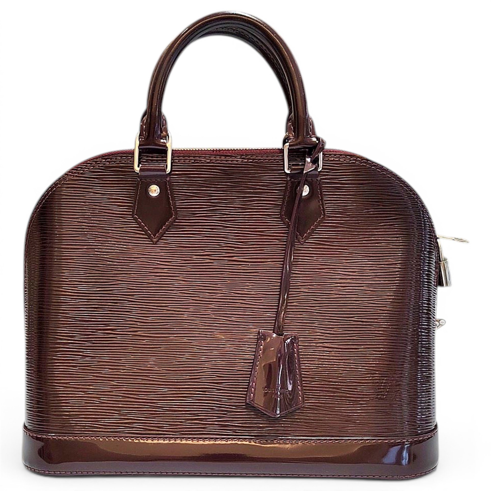 Alma leather handbag