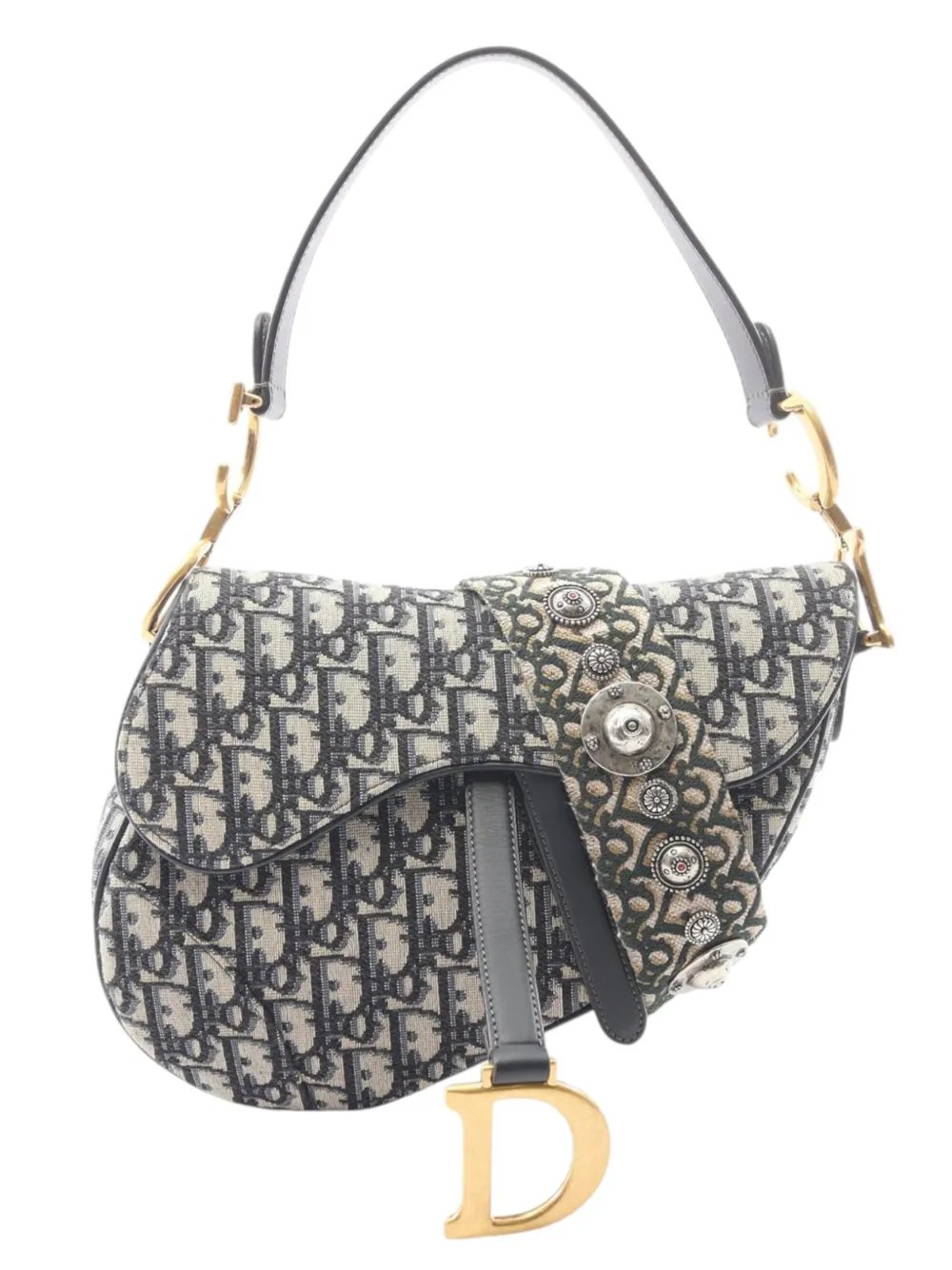 2000-2026 Oblique Canvas Saddle Bag shoulder bag