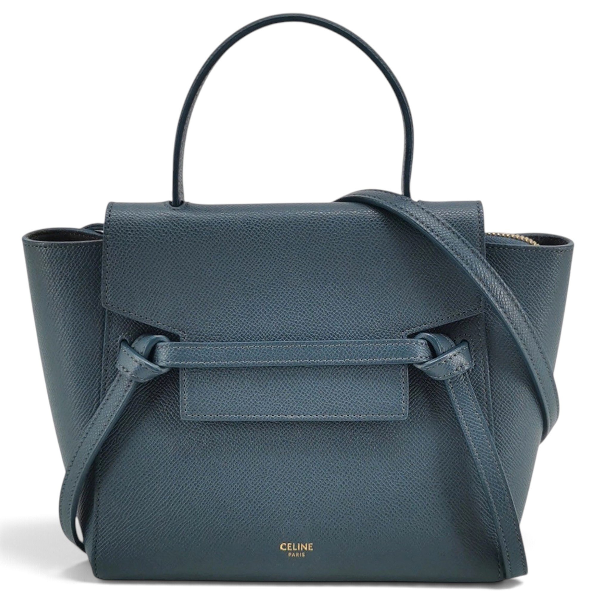 Belt leather handbag