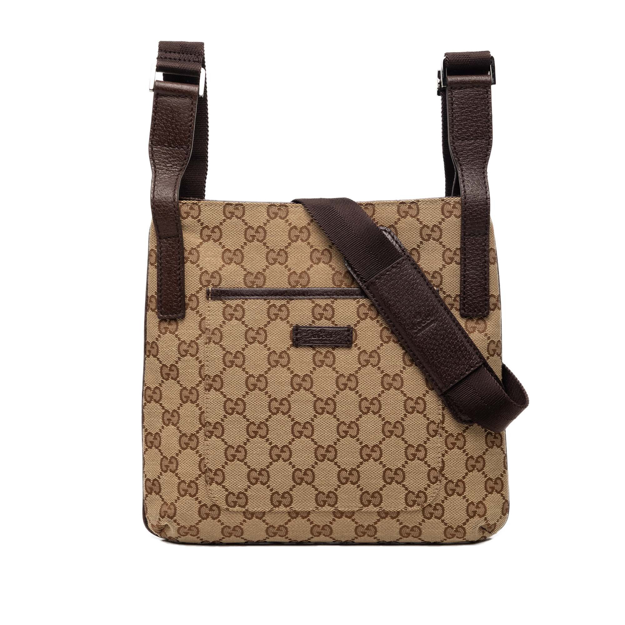 Gucci B leather crossbody bag