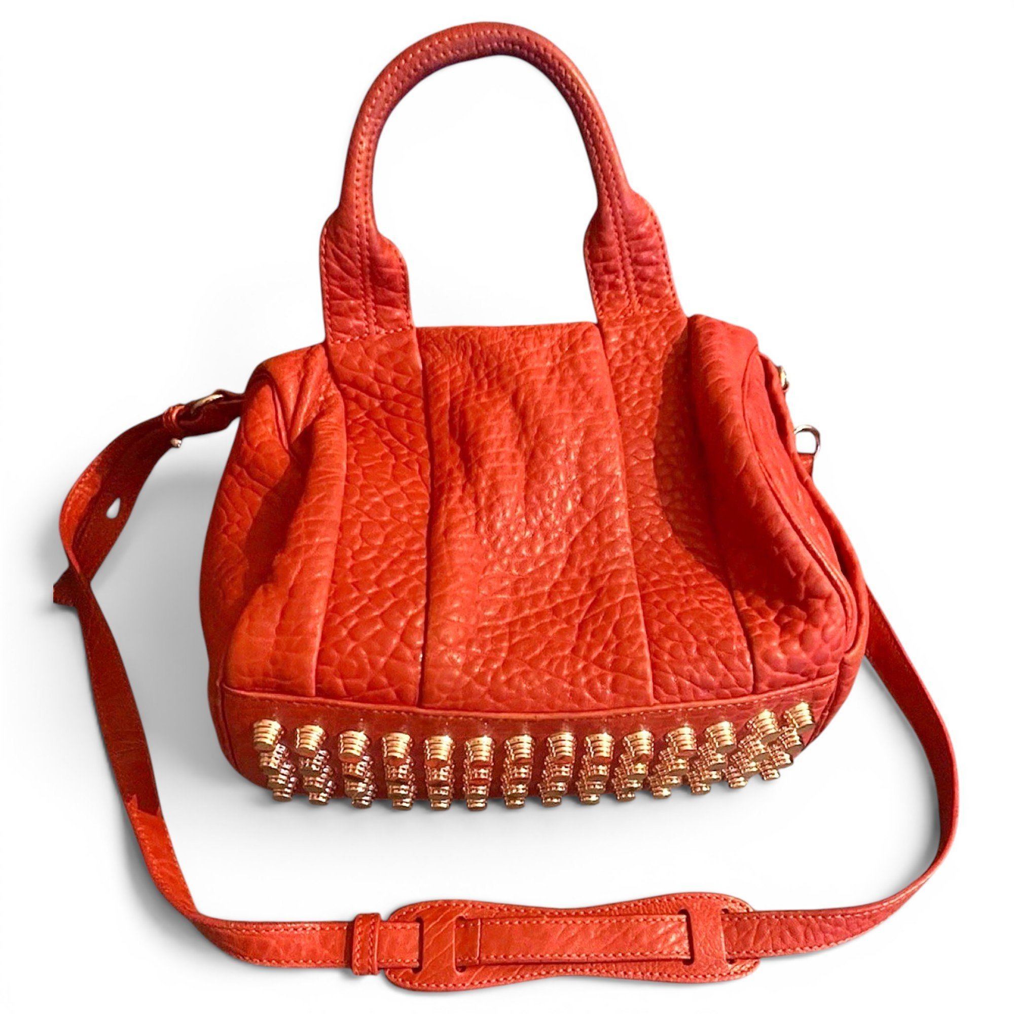 Rockie leather satchel