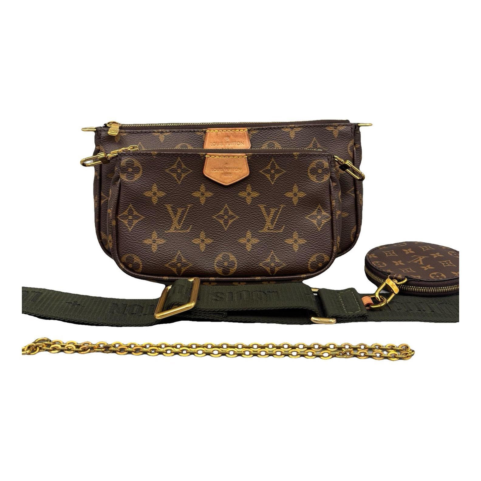 Multi Pochette Accessoires vinyl crossbody bag