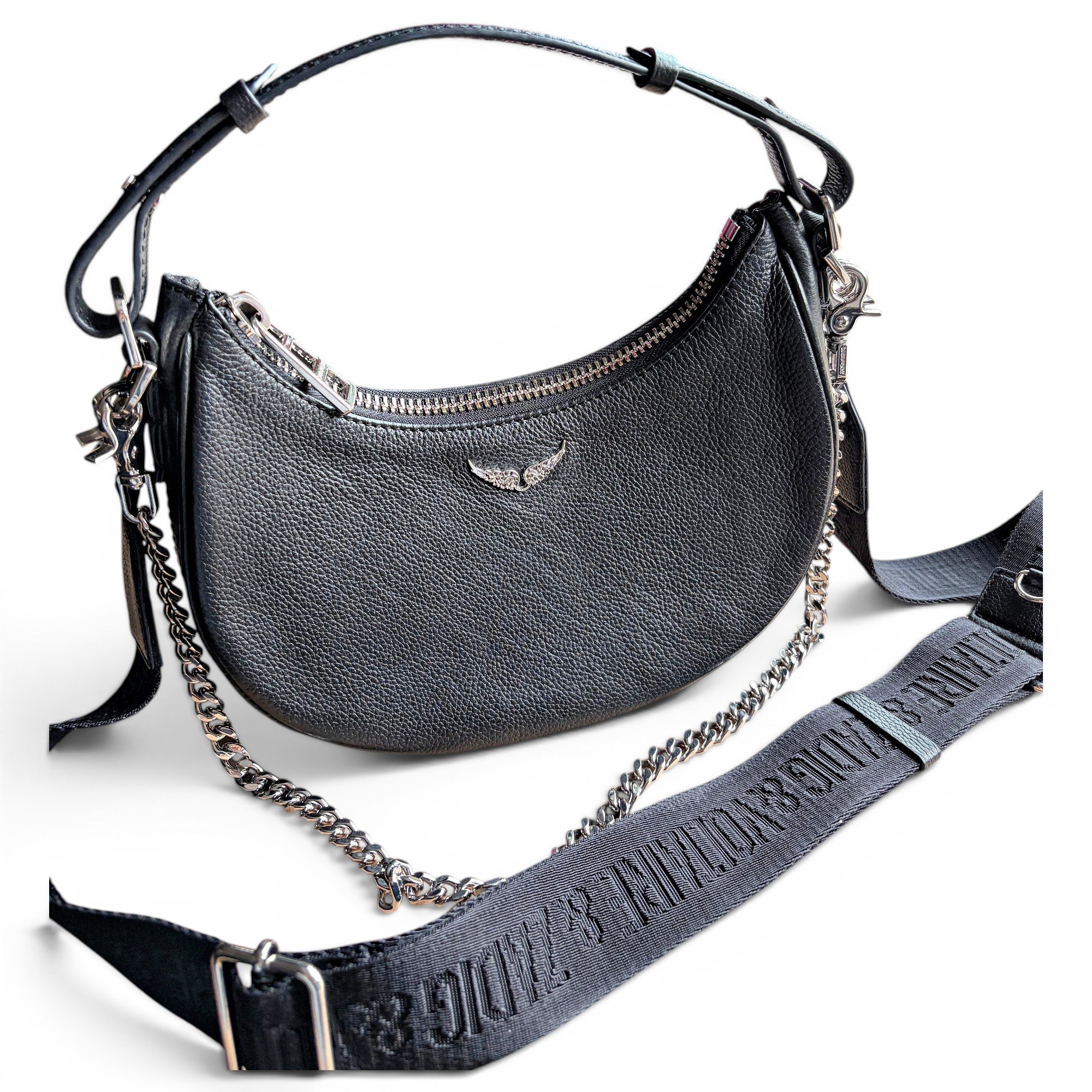 Leather crossbody bag