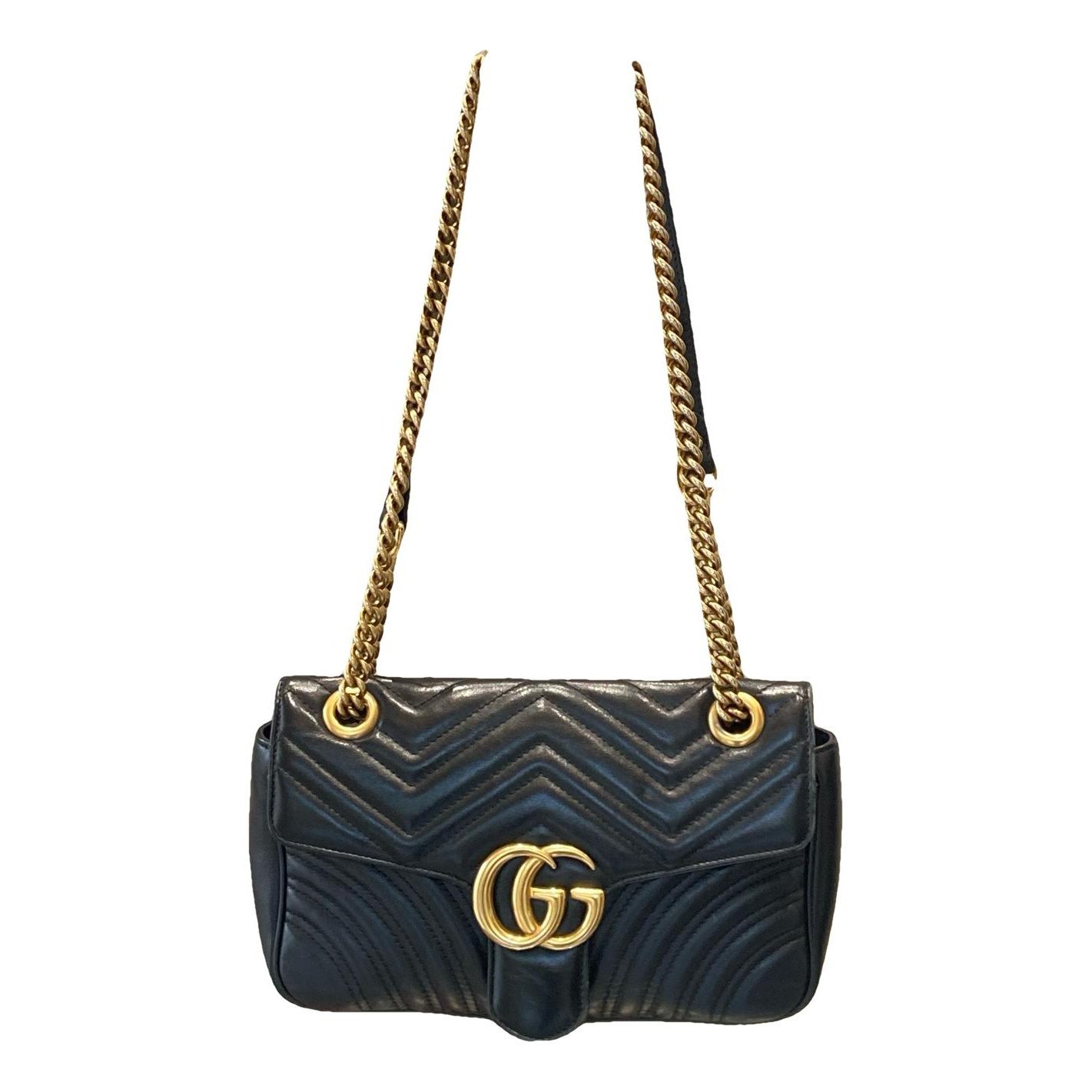 GG Marmont Flap leather crossbody bag