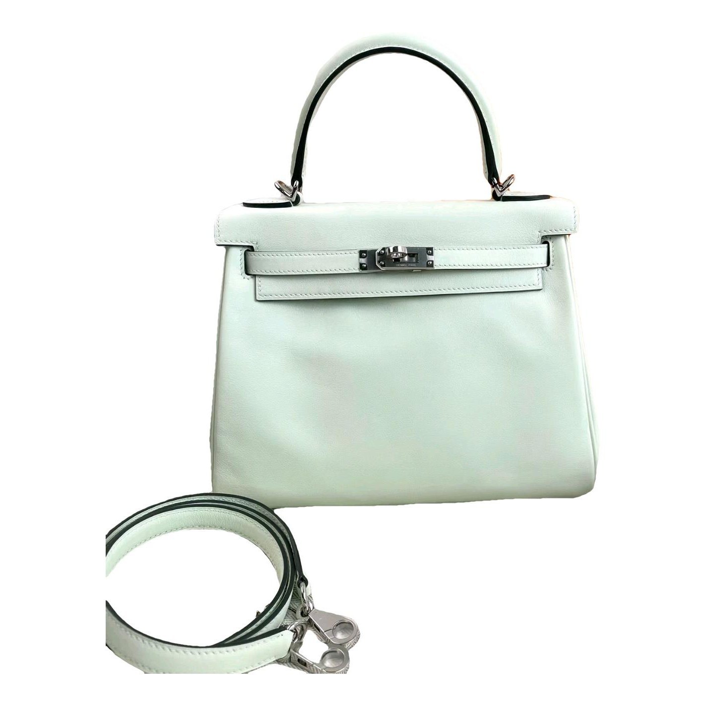 Kelly 25 leather handbag