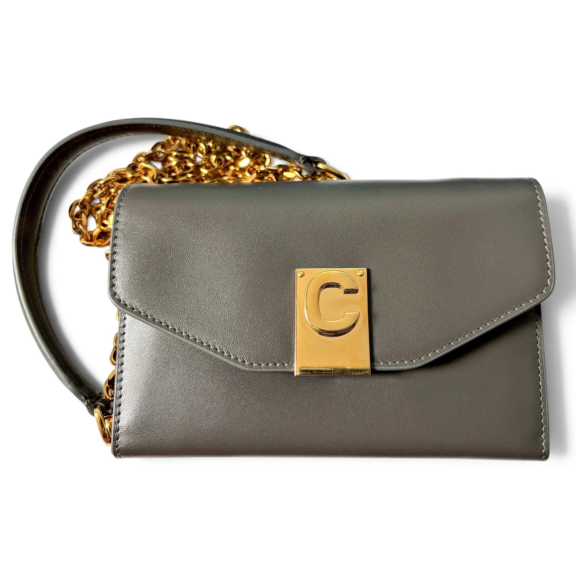 C bag leather handbag