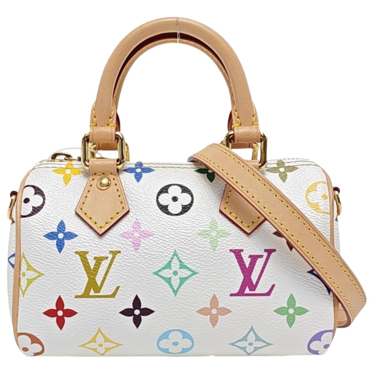 Nano Speedy / Mini HL leather handbag