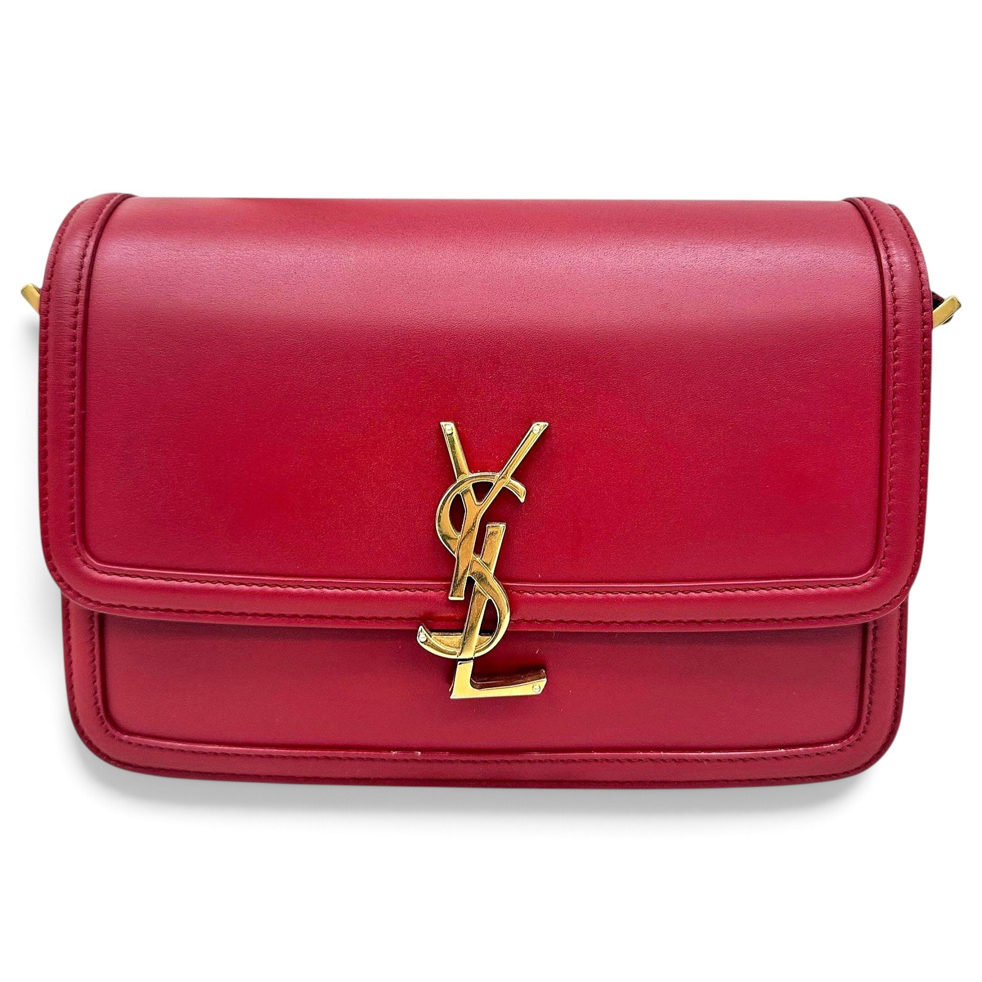 Solférino leather handbag