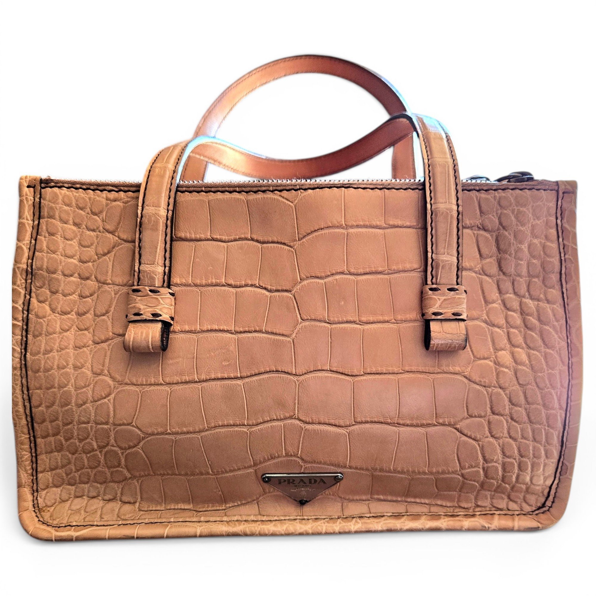 Leather handbag