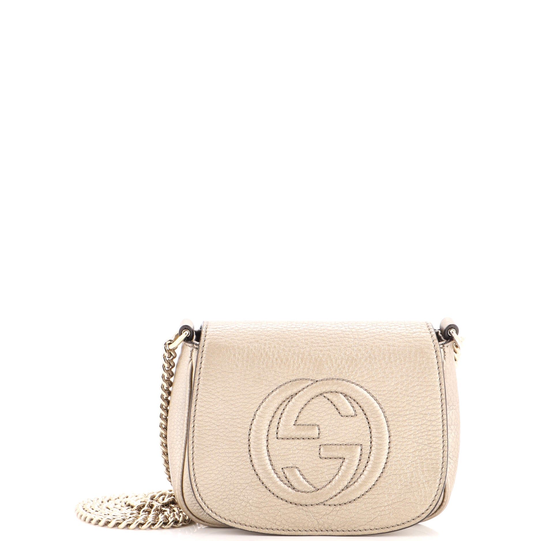 Soho Chain Crossbody Bag Leather Small