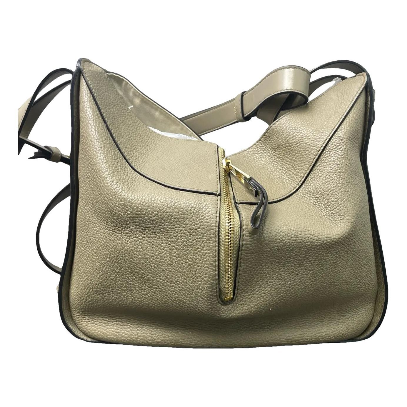 Hammock leather handbag