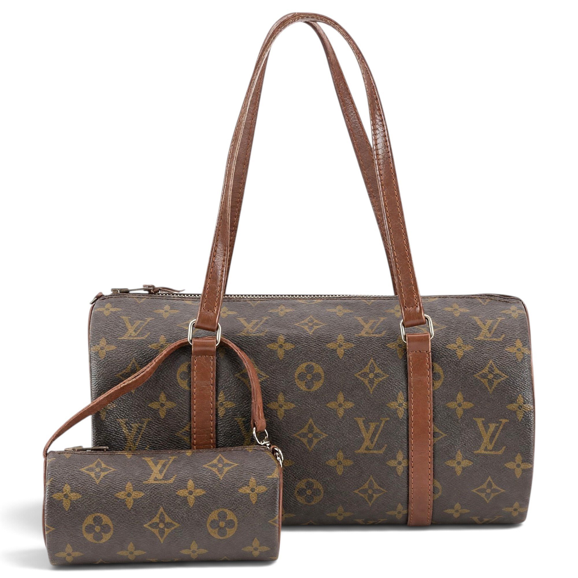 Papillon leather handbag
