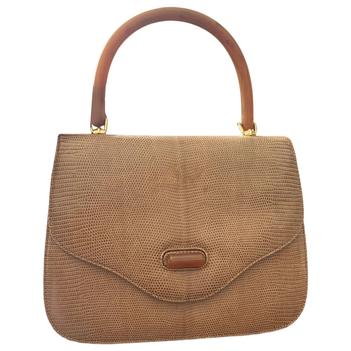 Convertible Bamboo Top Handle leather handbag