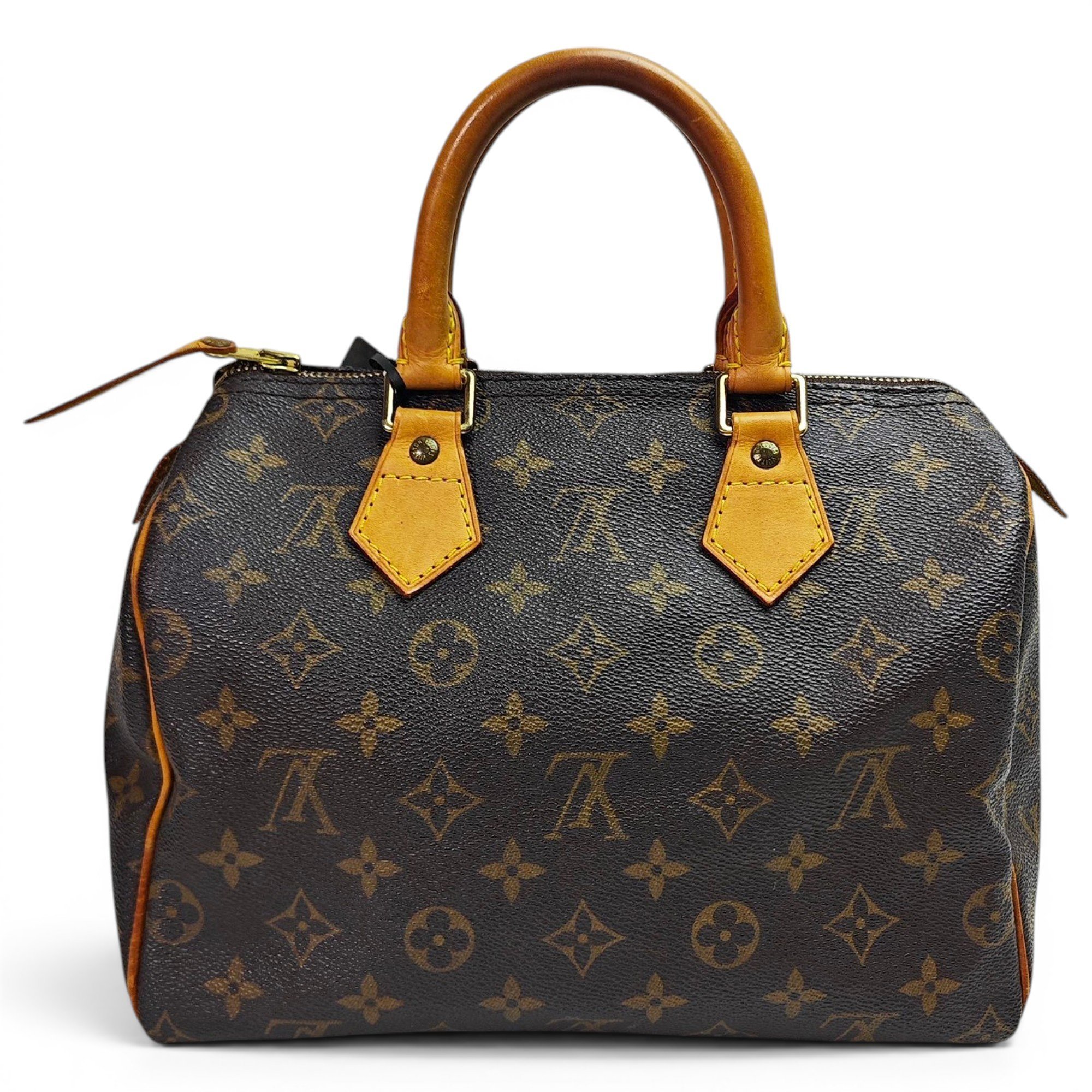Speedy leather handbag