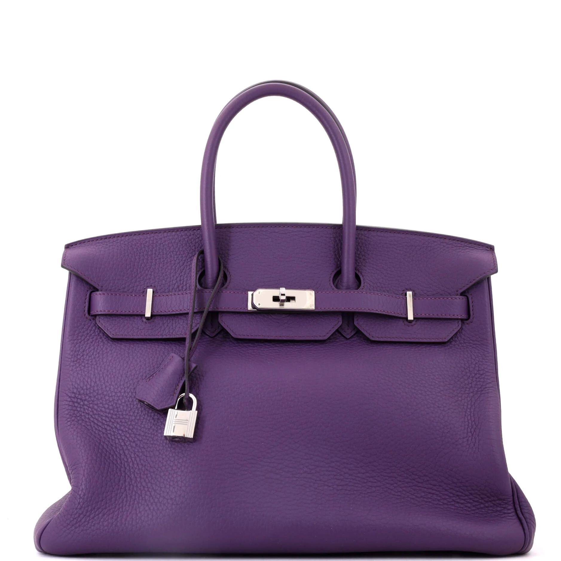 Birkin 35 leather tote