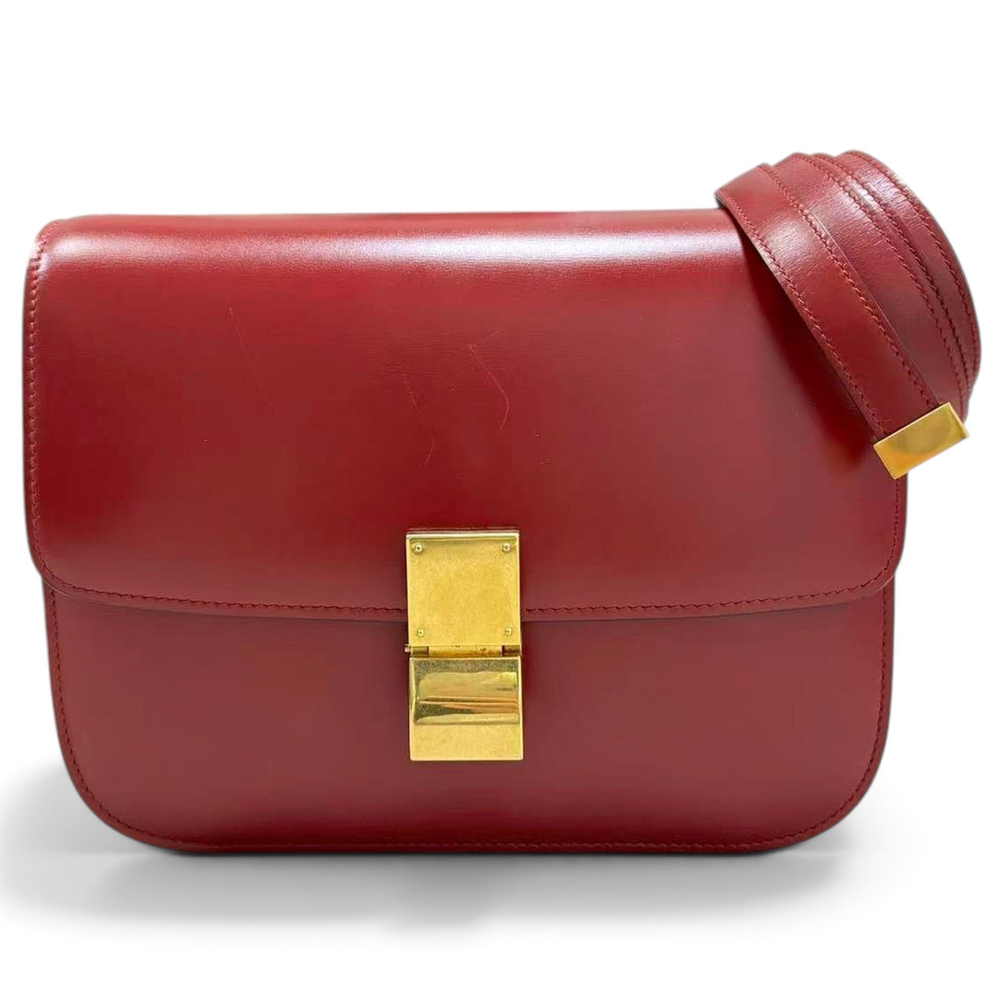 Classic leather crossbody bag