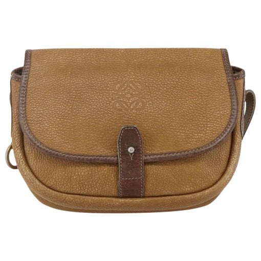 Anagram leather handbag