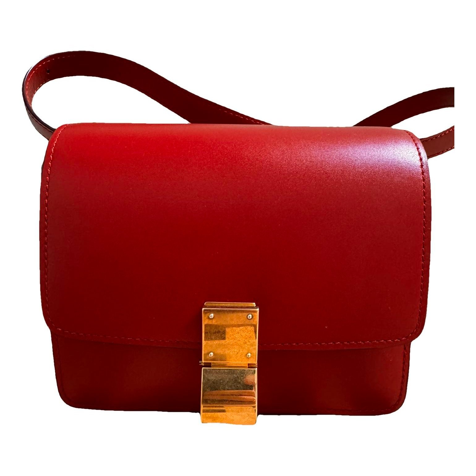 Classic leather crossbody bag
