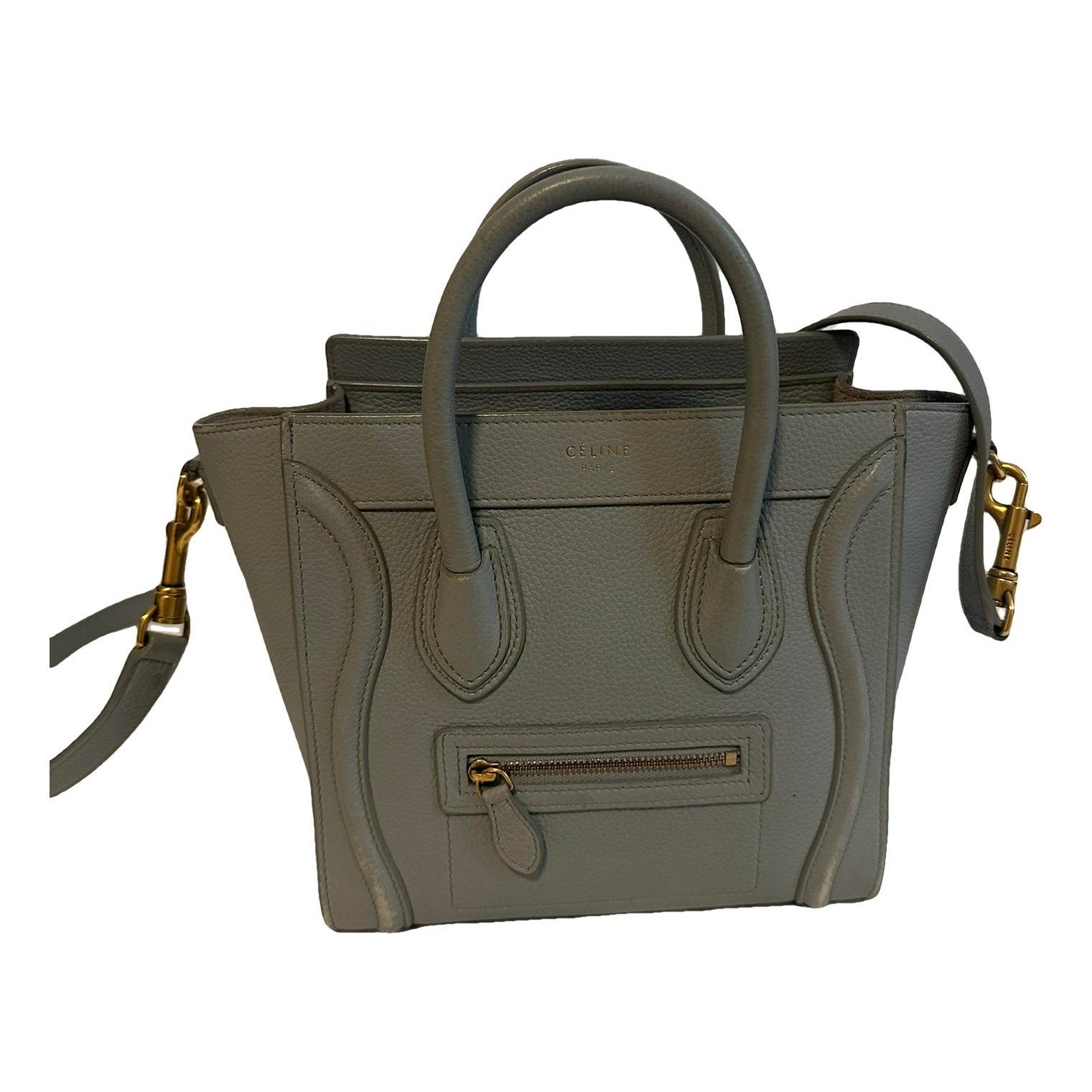 Nano Luggage leather handbag