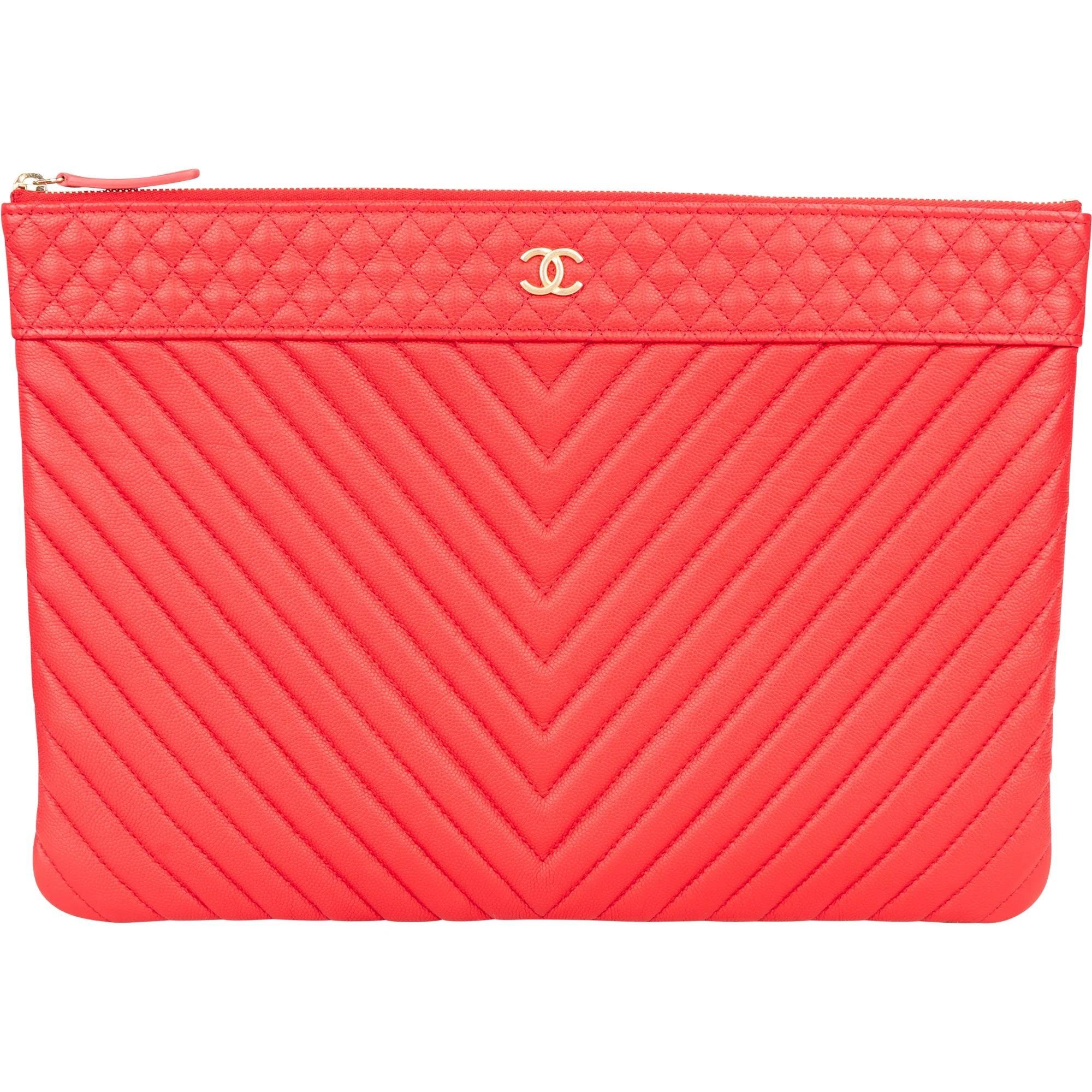 Timeless/Classique leather clutch bag