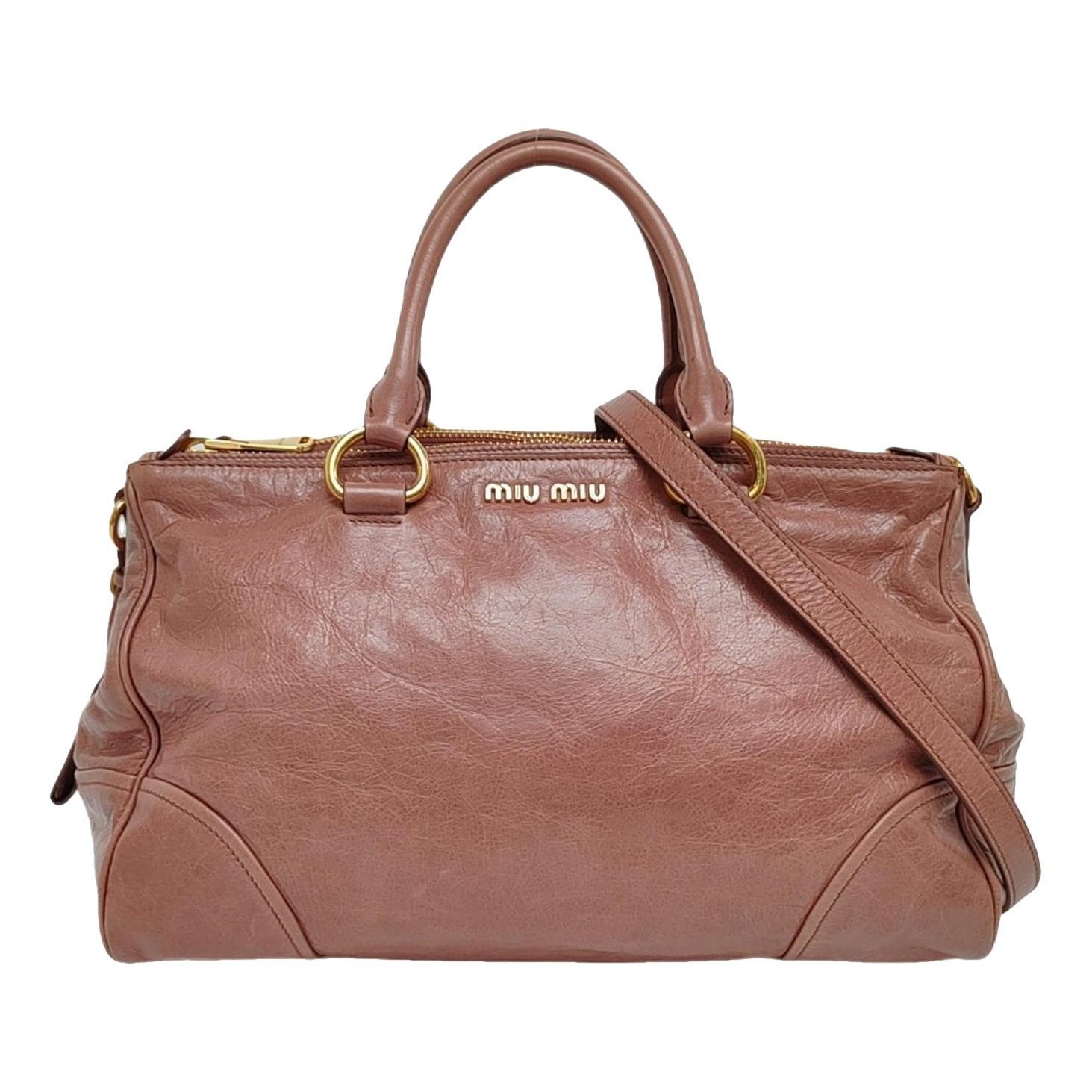 Leather handbag