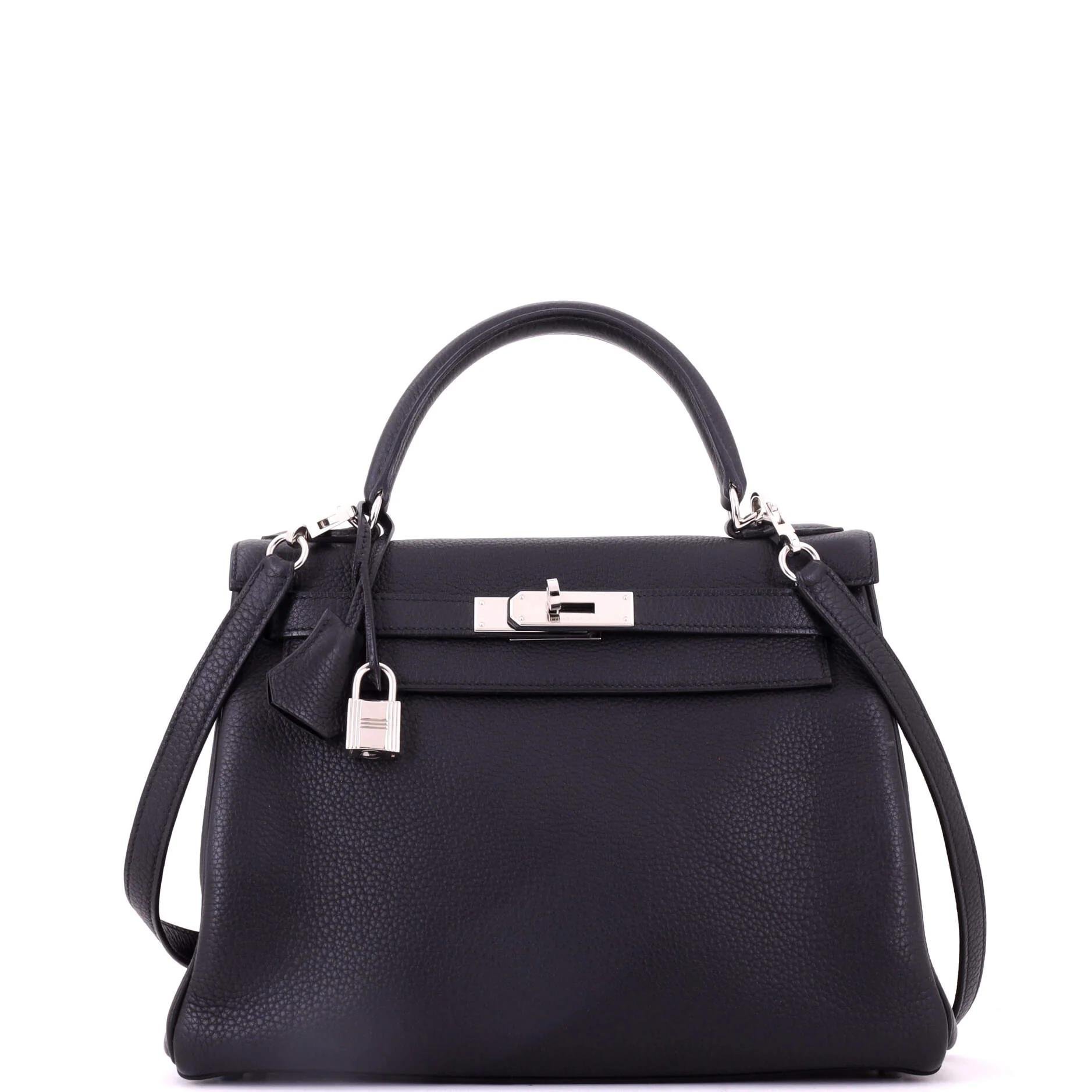 Hermes Kelly 28 Handbag Togo Leather 2007
