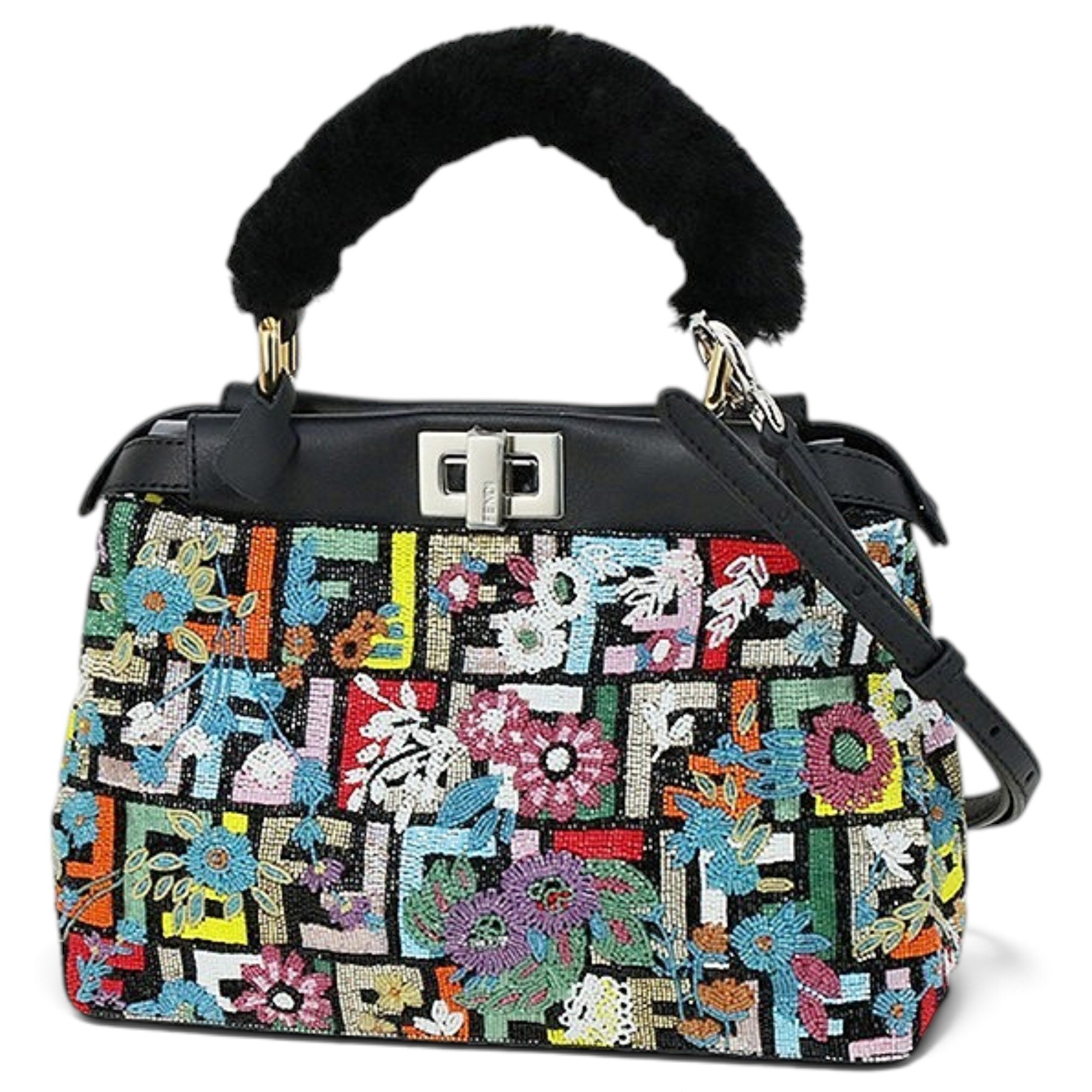 Peekaboo leather handbag