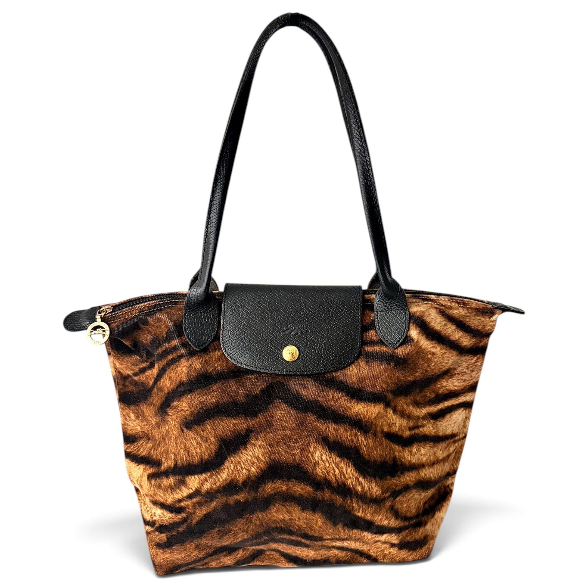 Faux fur handbag