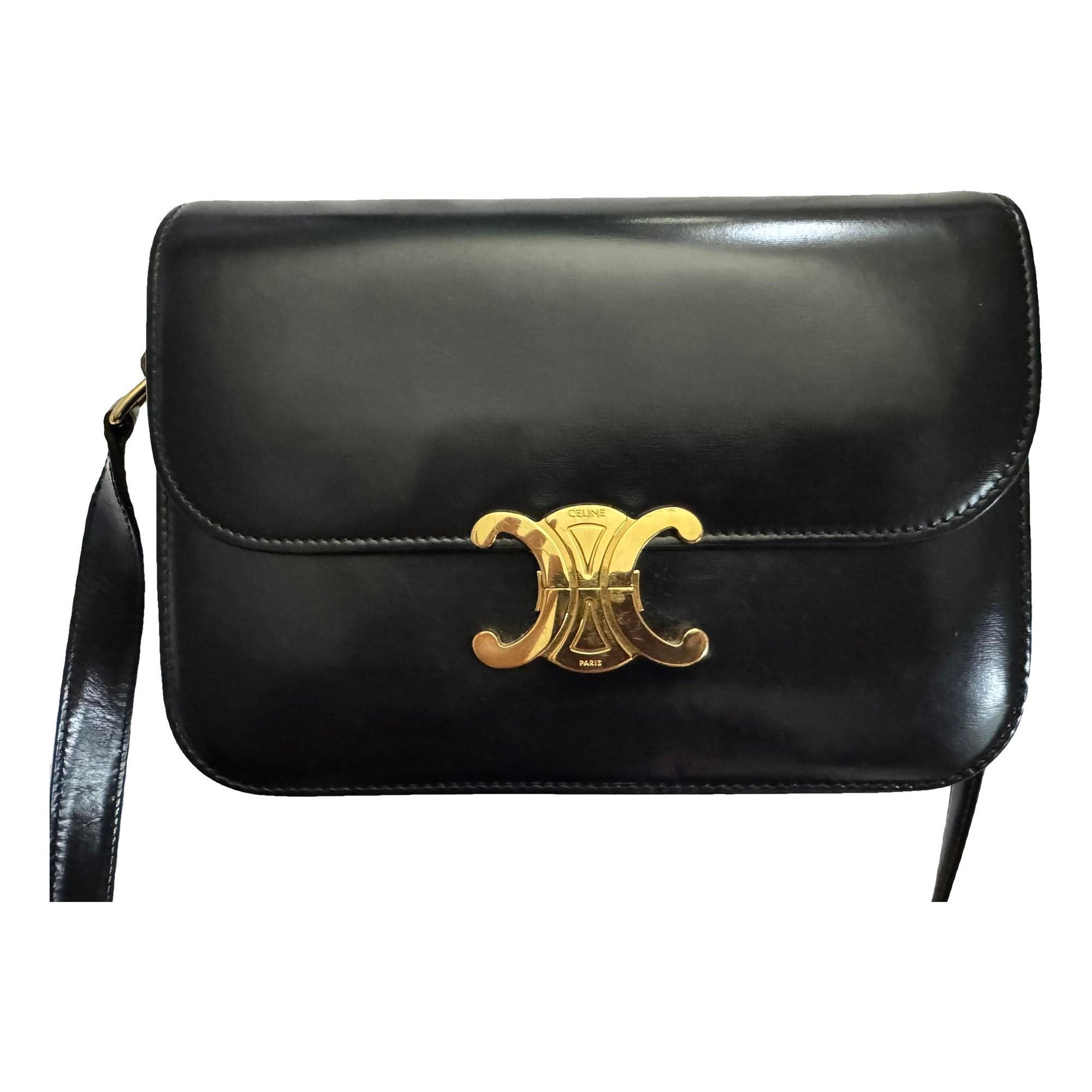 Triomphe leather handbag