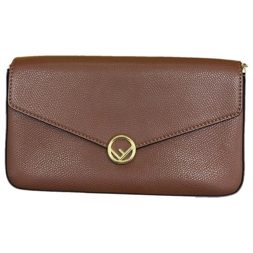 Wallet On Chain leather crossbody bag