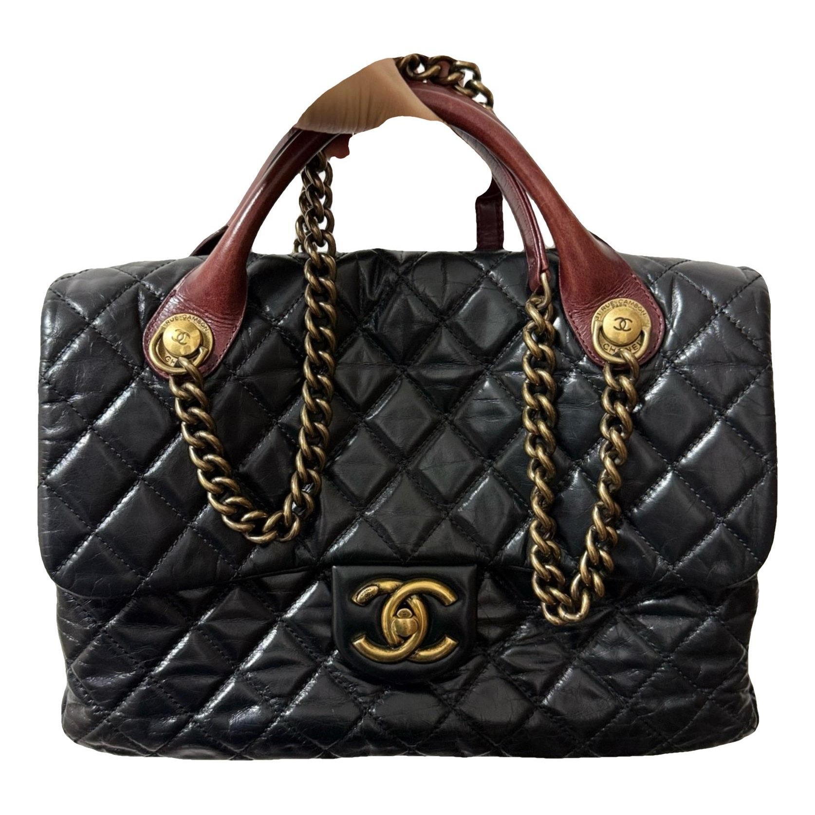 Timeless Classique Top Handle leather handbag